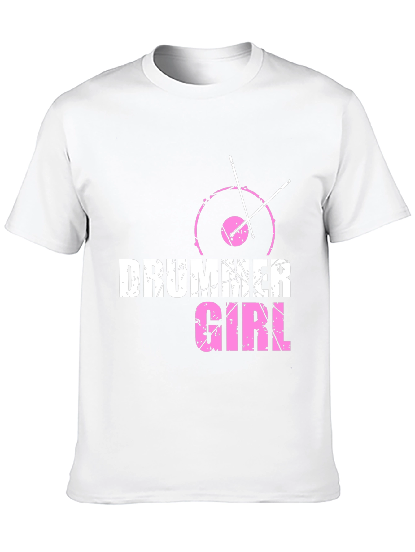 Drummer Girl Tee - Music Lover T-Shirt