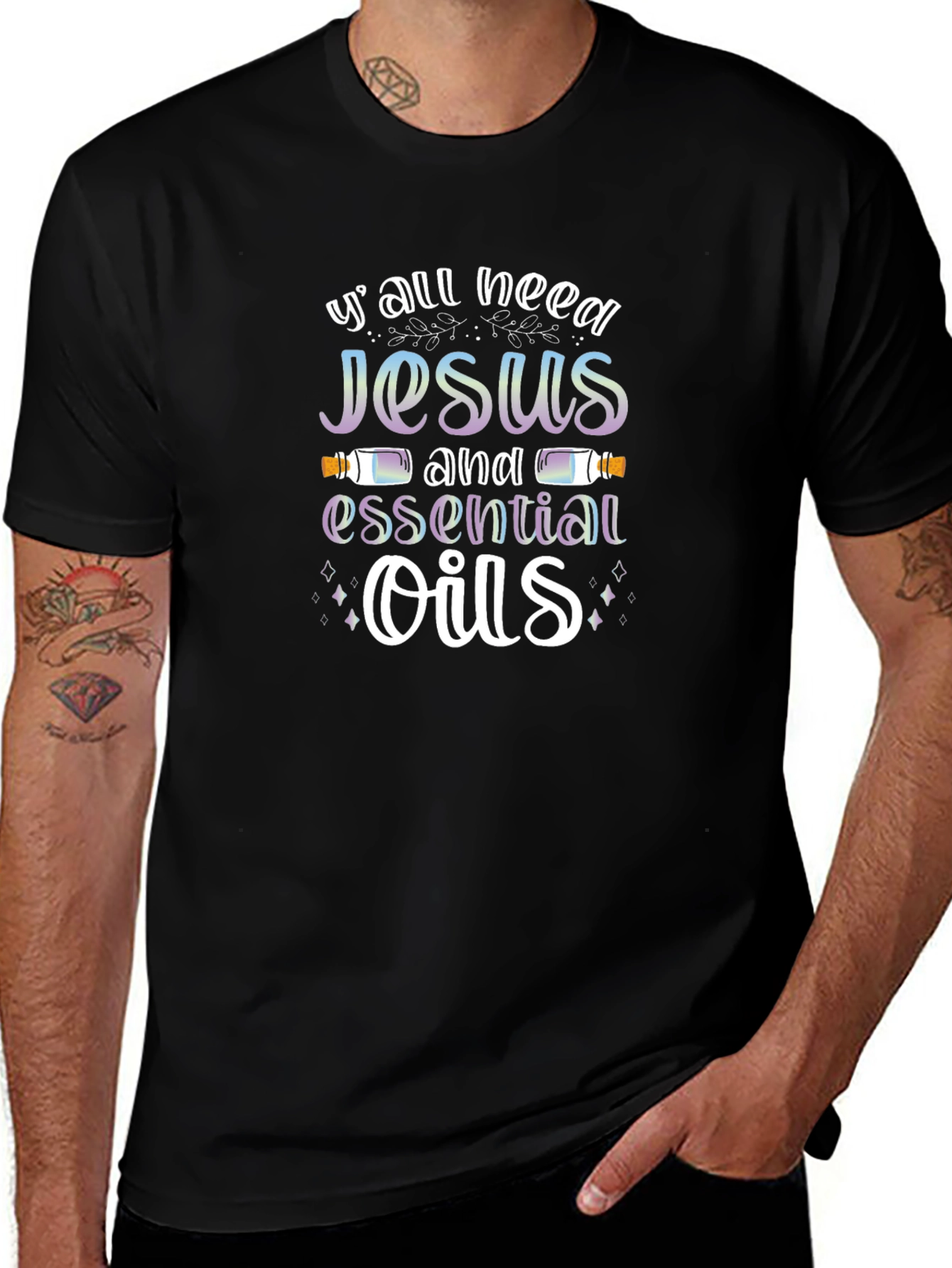 Yall Need Jesus and Essential Oils T-Shirt