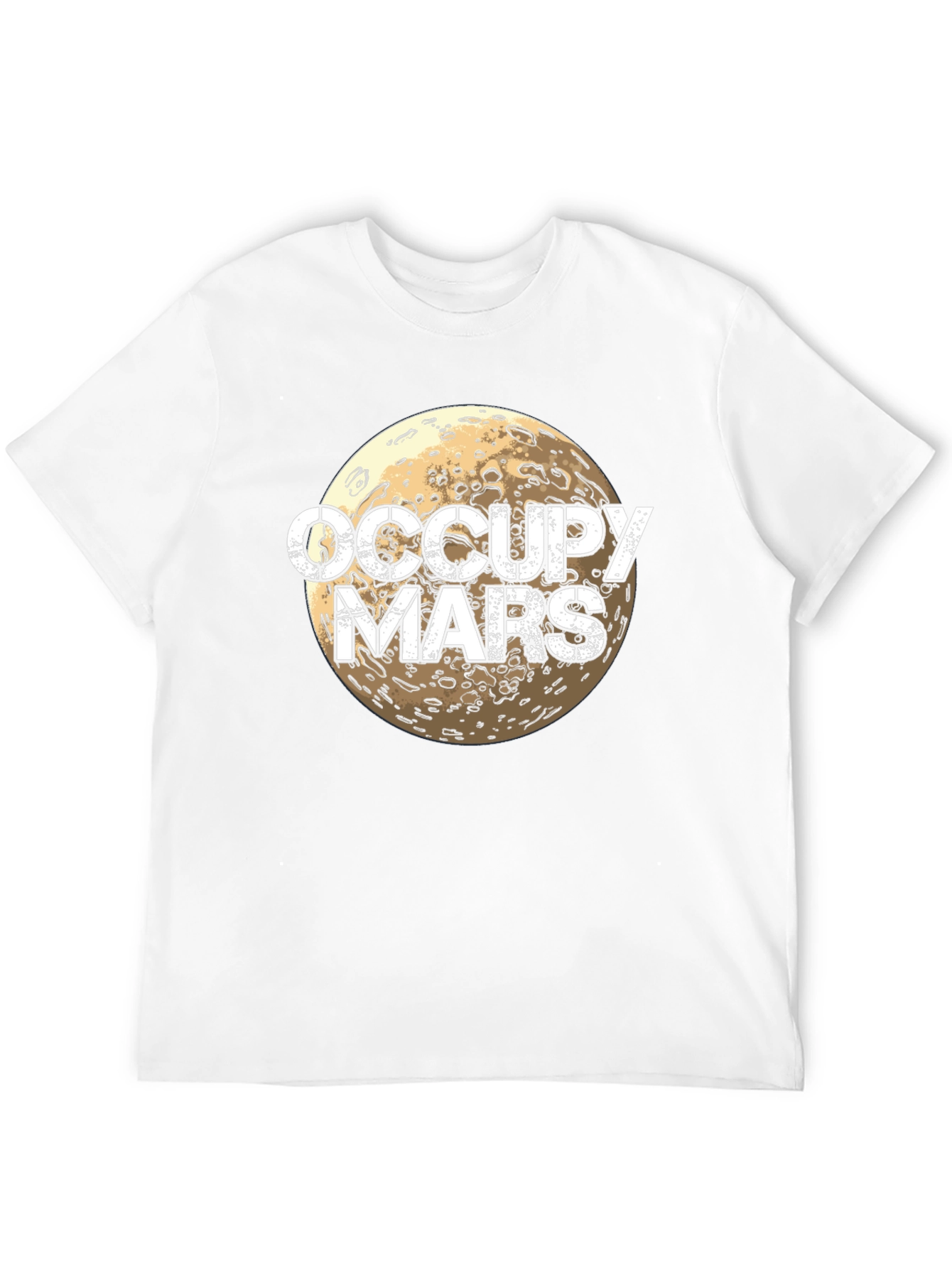 Occupy Mars Graphic T-Shirt - Space Exploration Tee