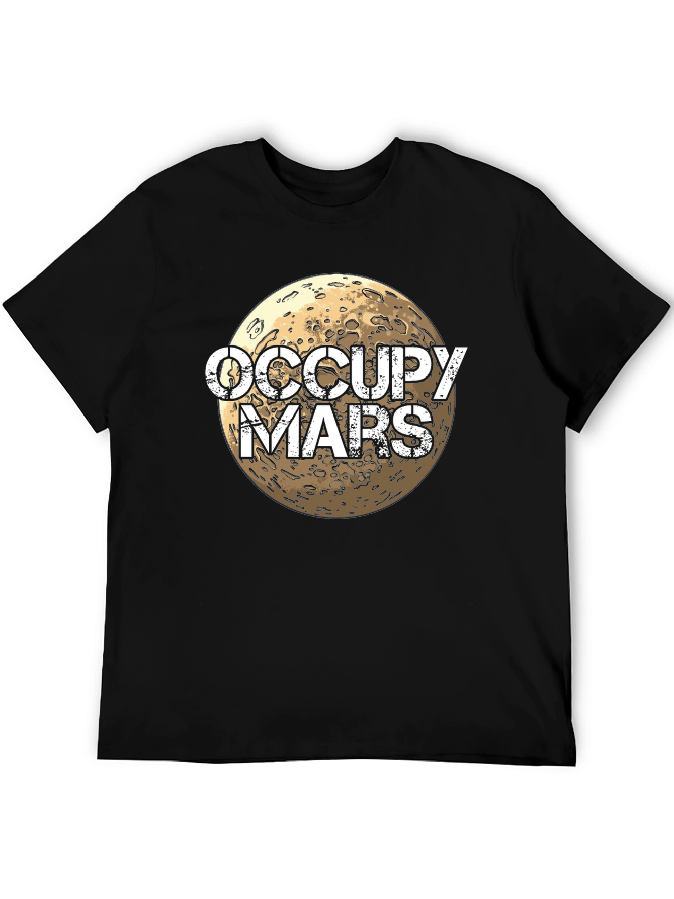 Occupy Mars Graphic T-Shirt - Space Exploration Tee