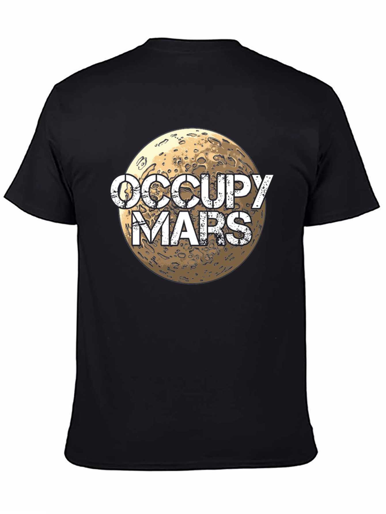 Occupy Mars Graphic T-Shirt - Space Exploration Tee