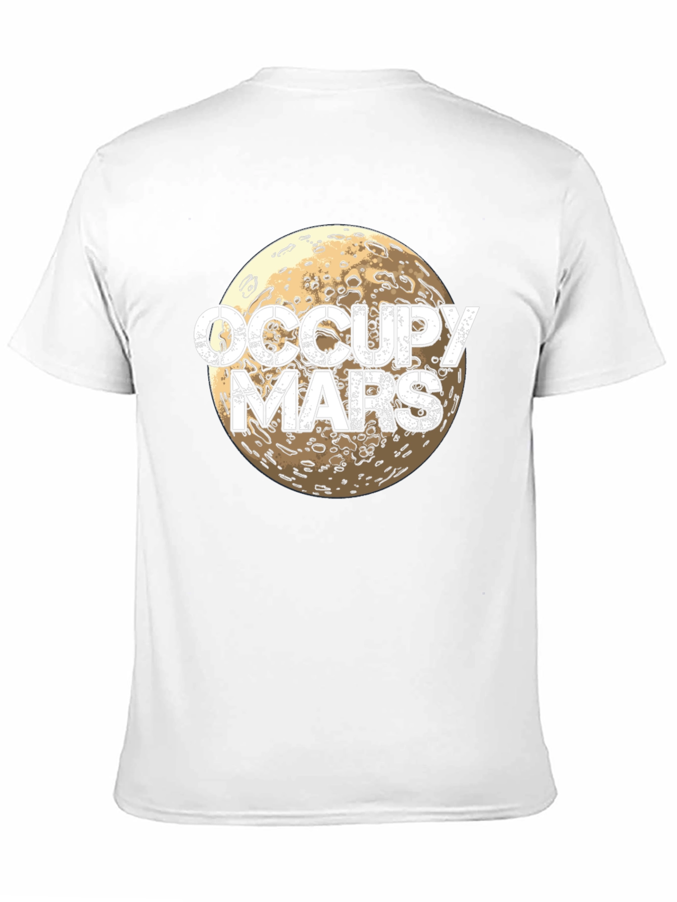 Occupy Mars Graphic T-Shirt - Space Exploration Tee