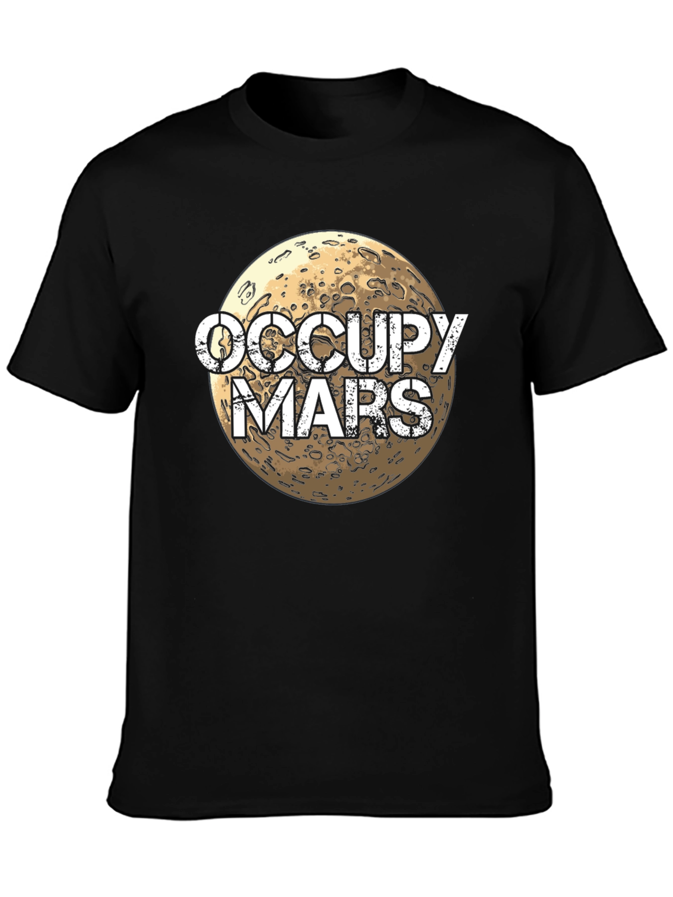 Occupy Mars Graphic T-Shirt - Space Exploration Tee