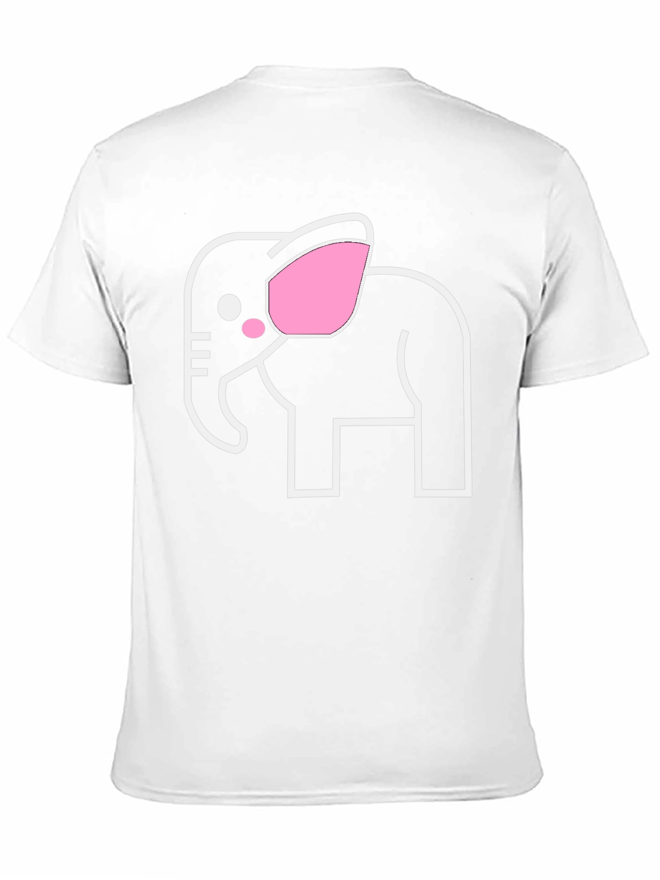 Elephant Graphic Tee - Black Cotton T-Shirt