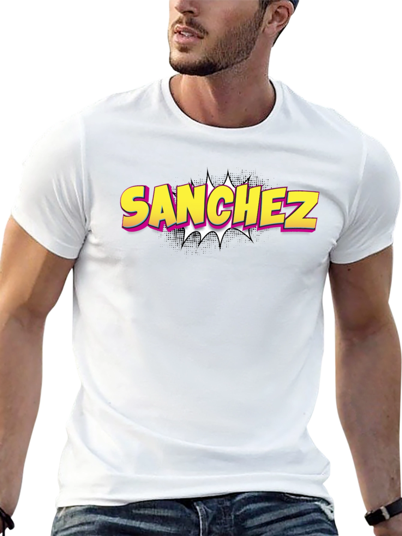 Sanchez Graphic Novel Style T-Shirt