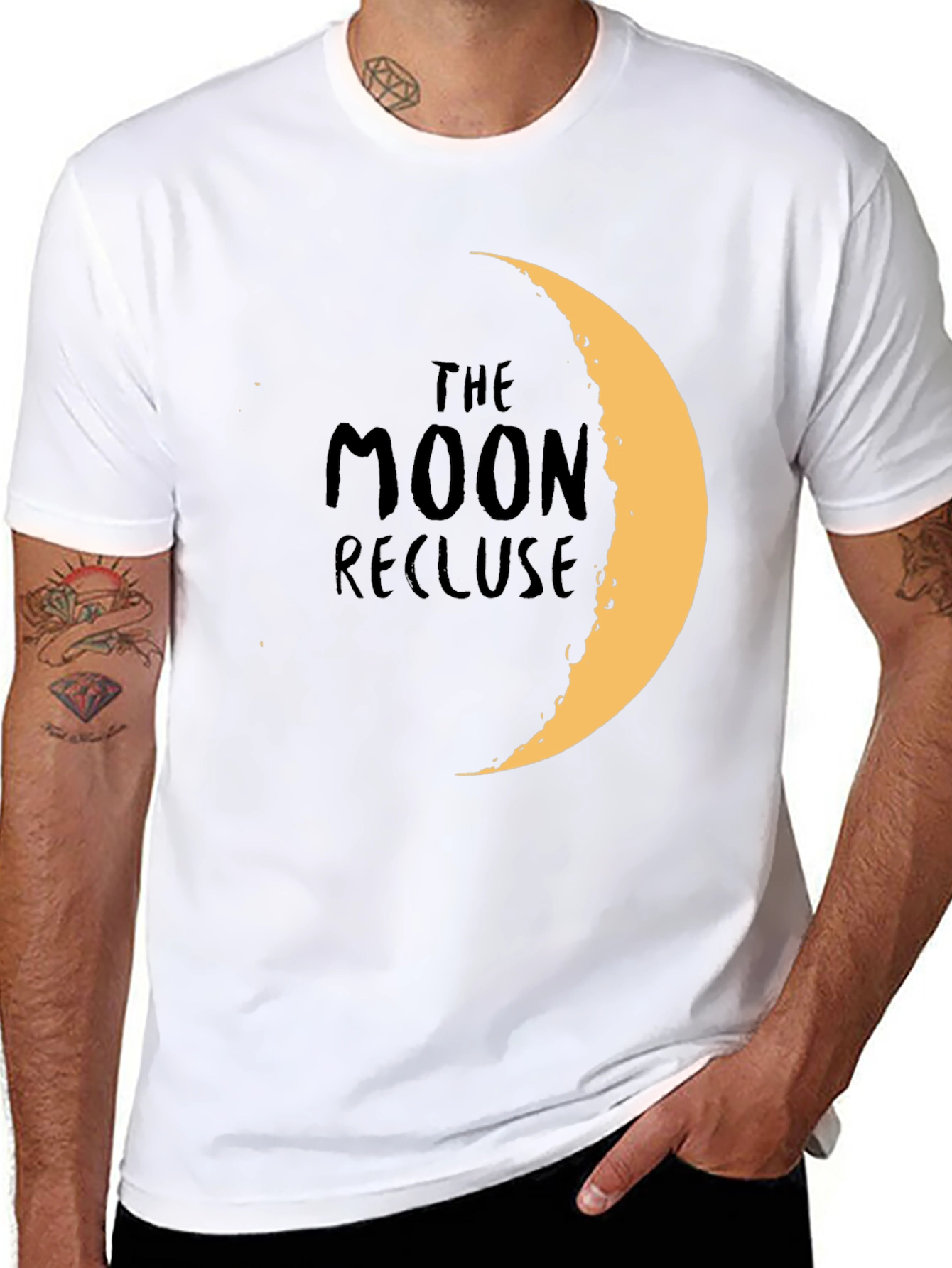 The Moon Recluse T-Shirt - Graphic Print Tee