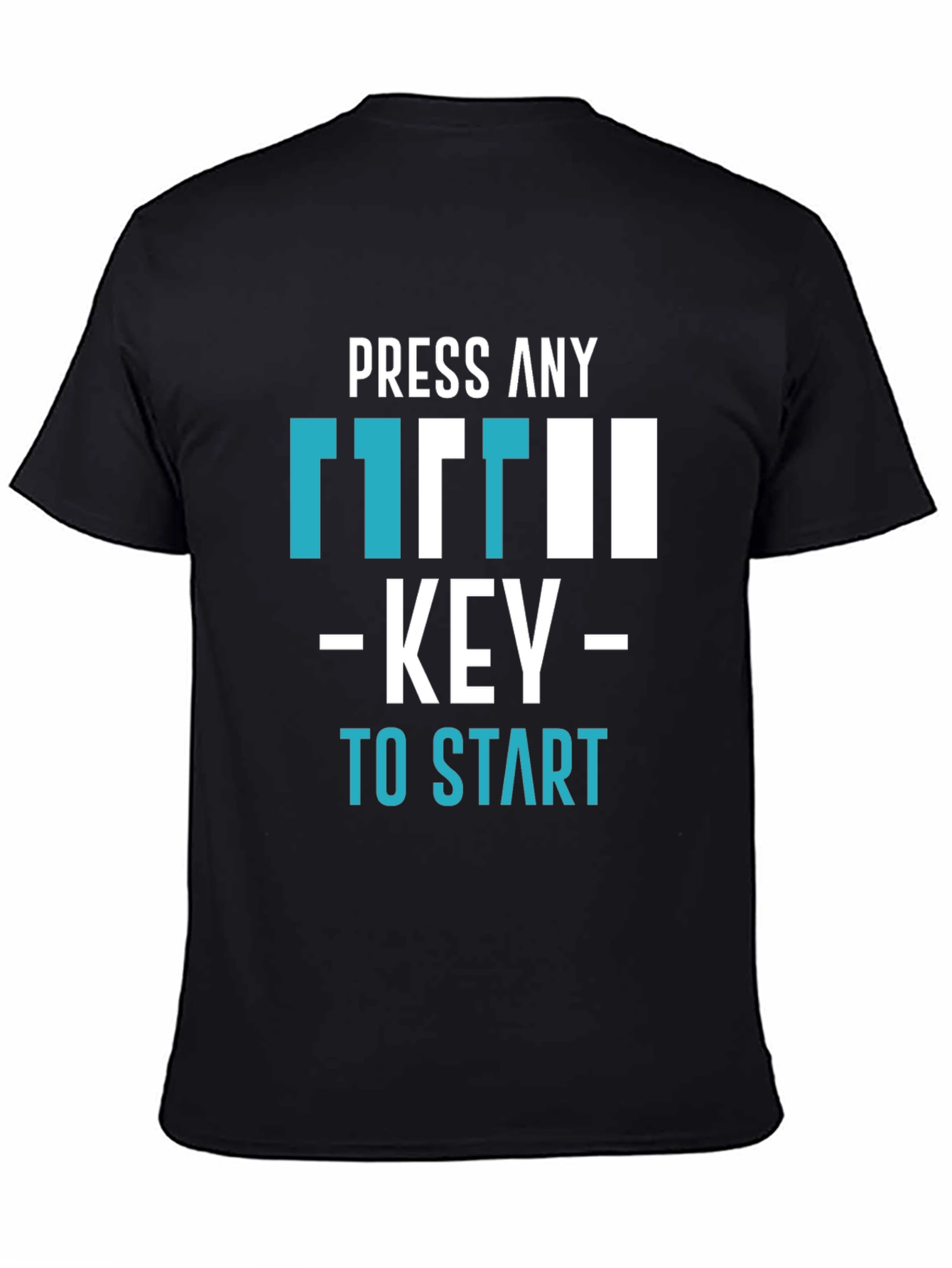 Press Any Key T-Shirt - Gamer Style Tee