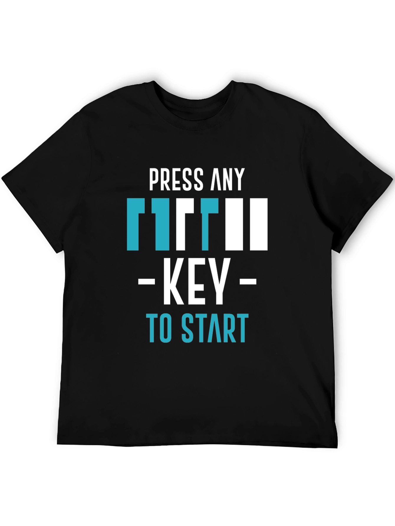 Press Any Key T-Shirt - Gamer Style Tee