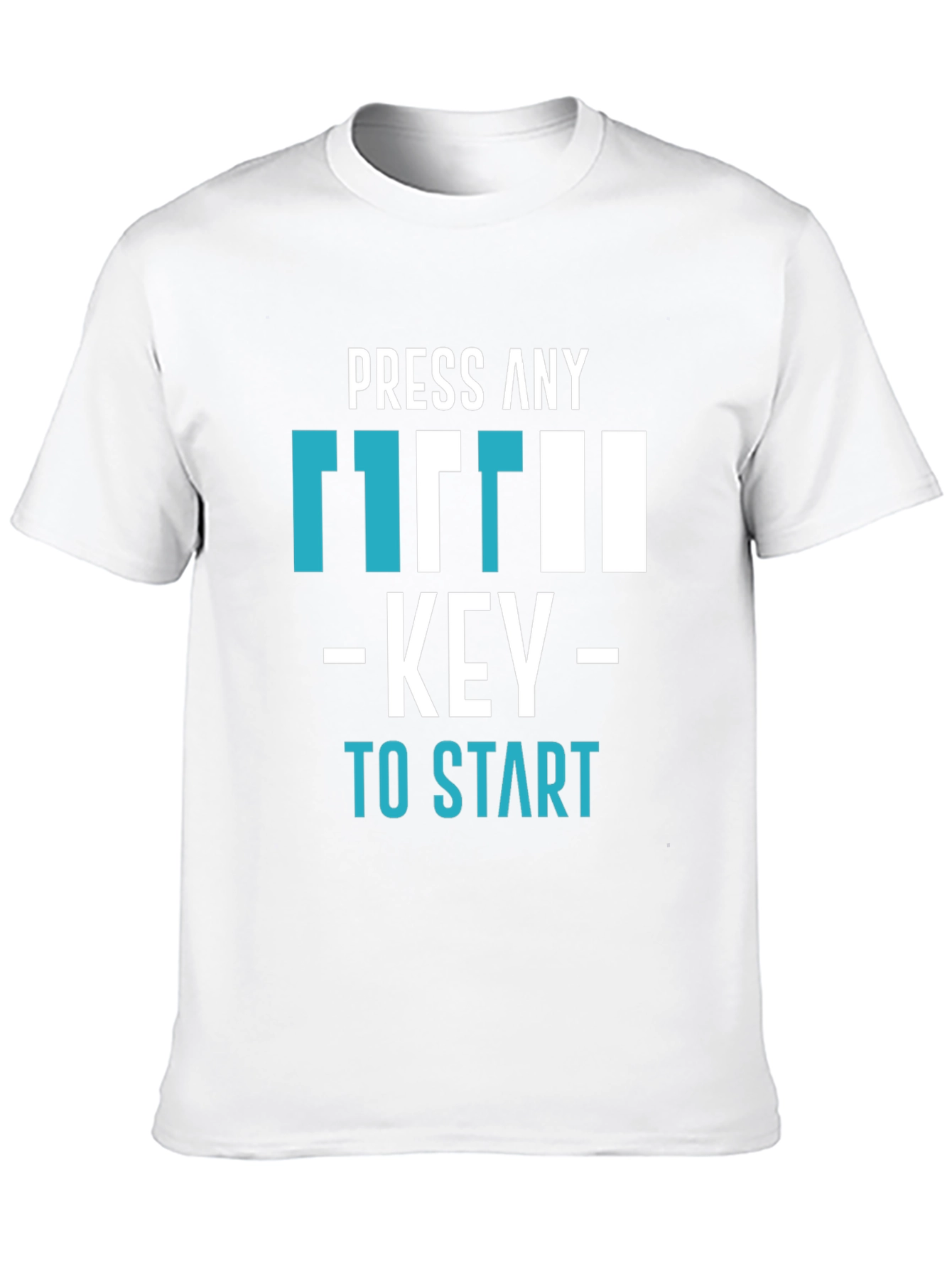 Press Any Key T-Shirt - Gamer Style Tee