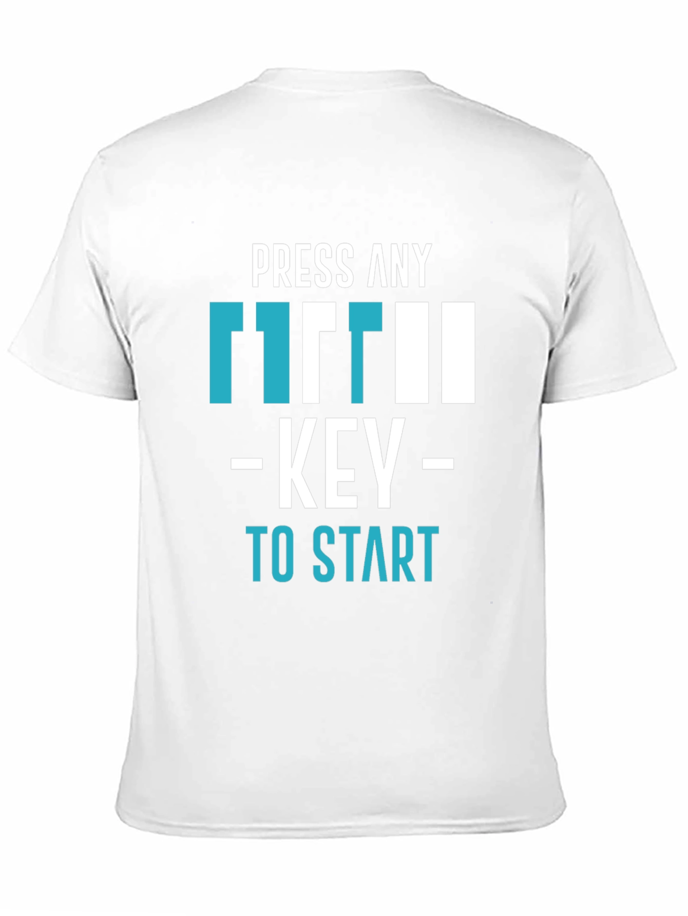 Press Any Key T-Shirt - Gamer Style Tee
