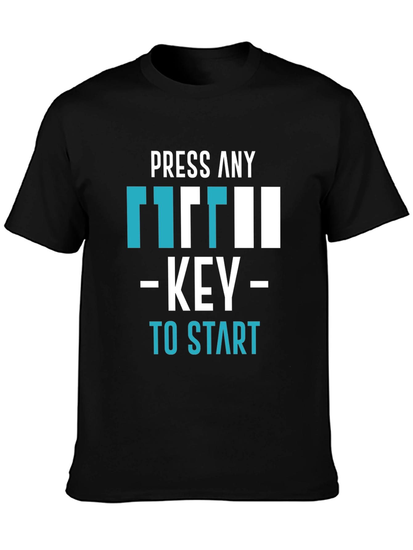 Press Any Key T-Shirt - Gamer Style Tee