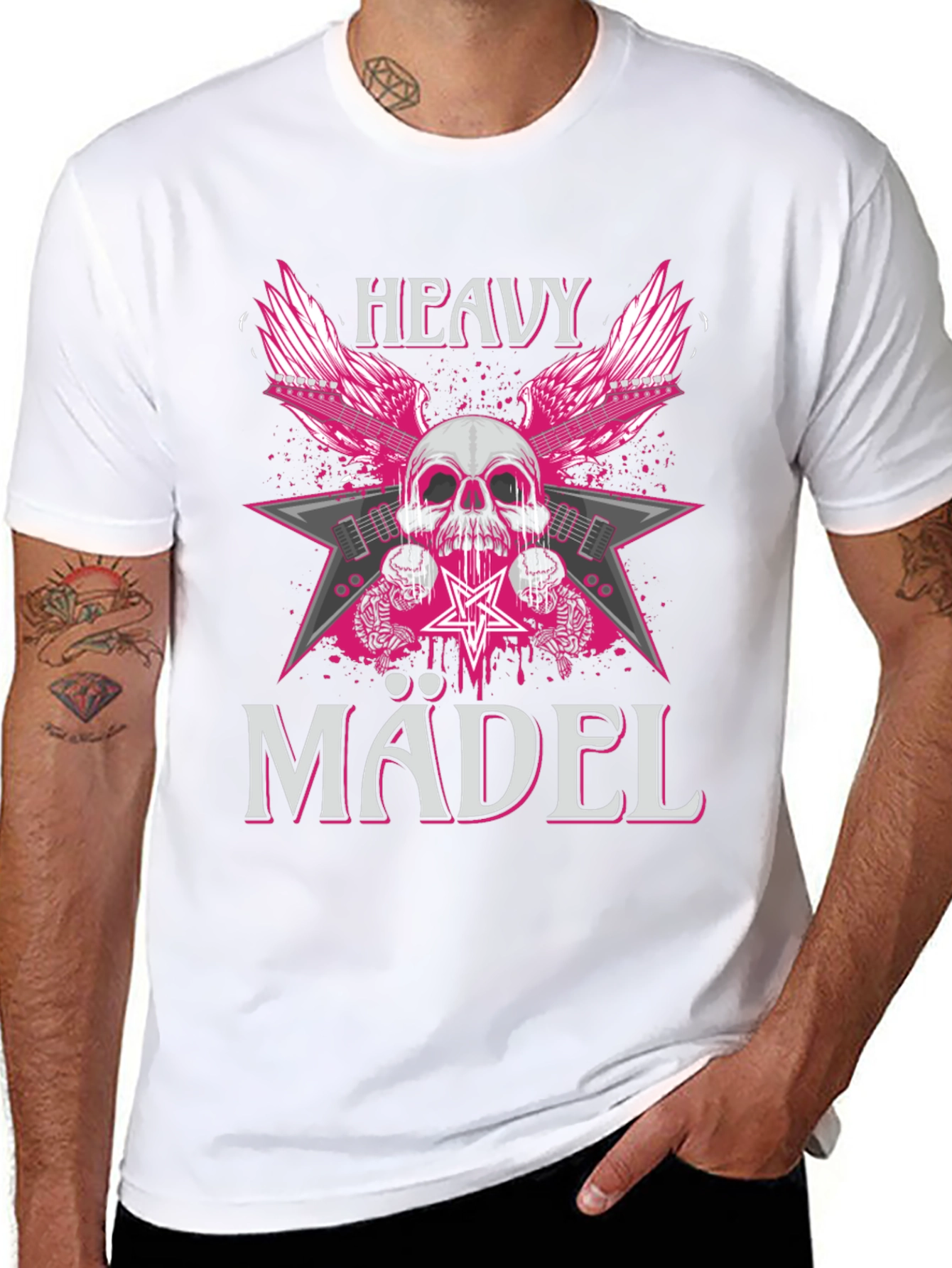 Heavy Mädel Graphic T-Shirt