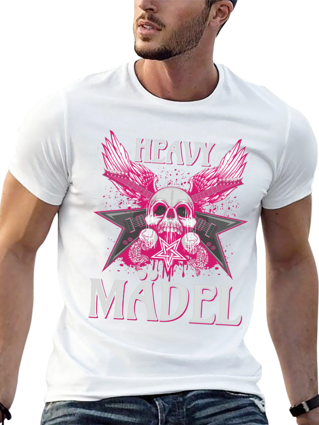 Heavy Mädel Graphic T-Shirt