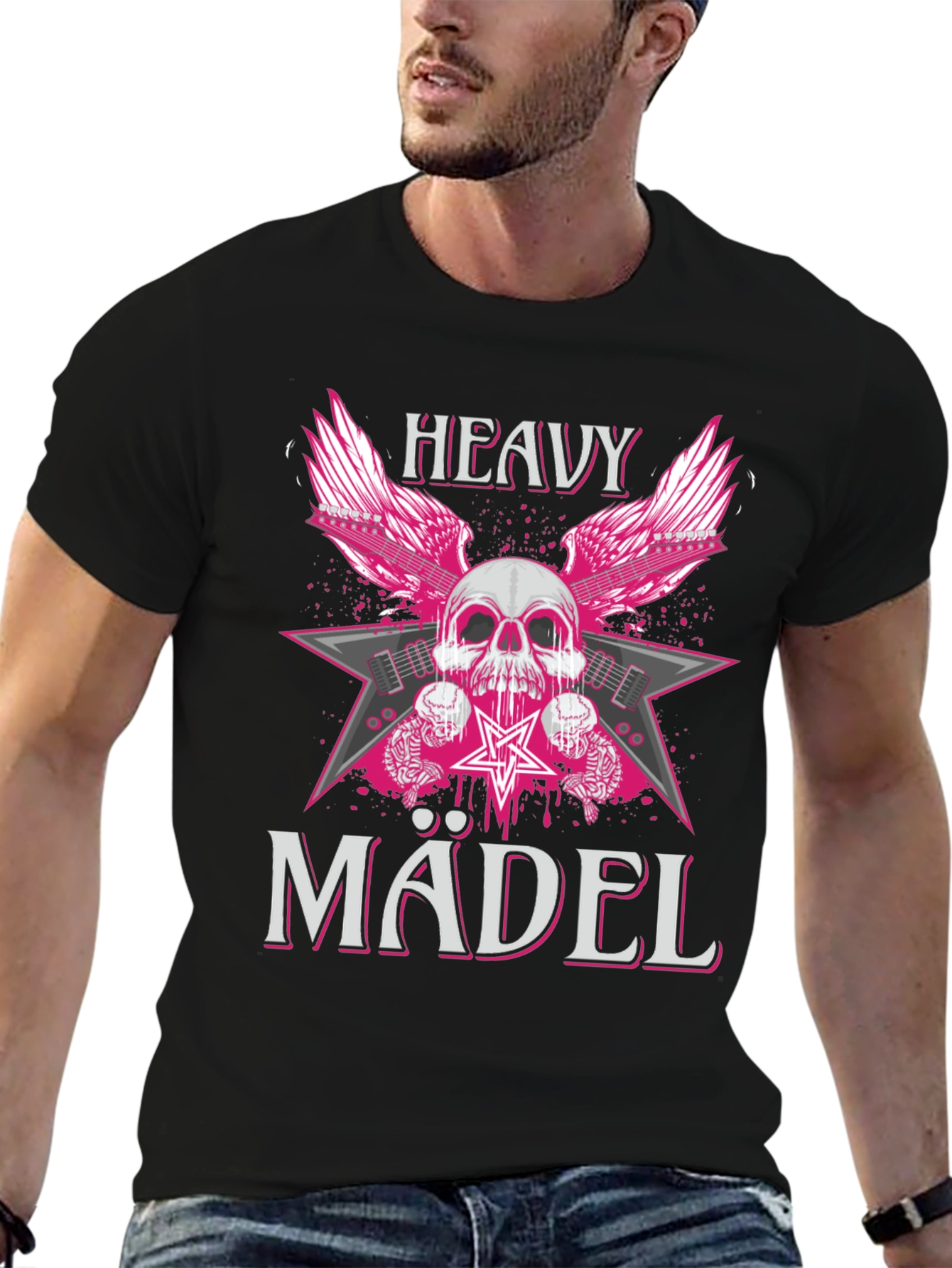 Heavy Mädel Graphic T-Shirt