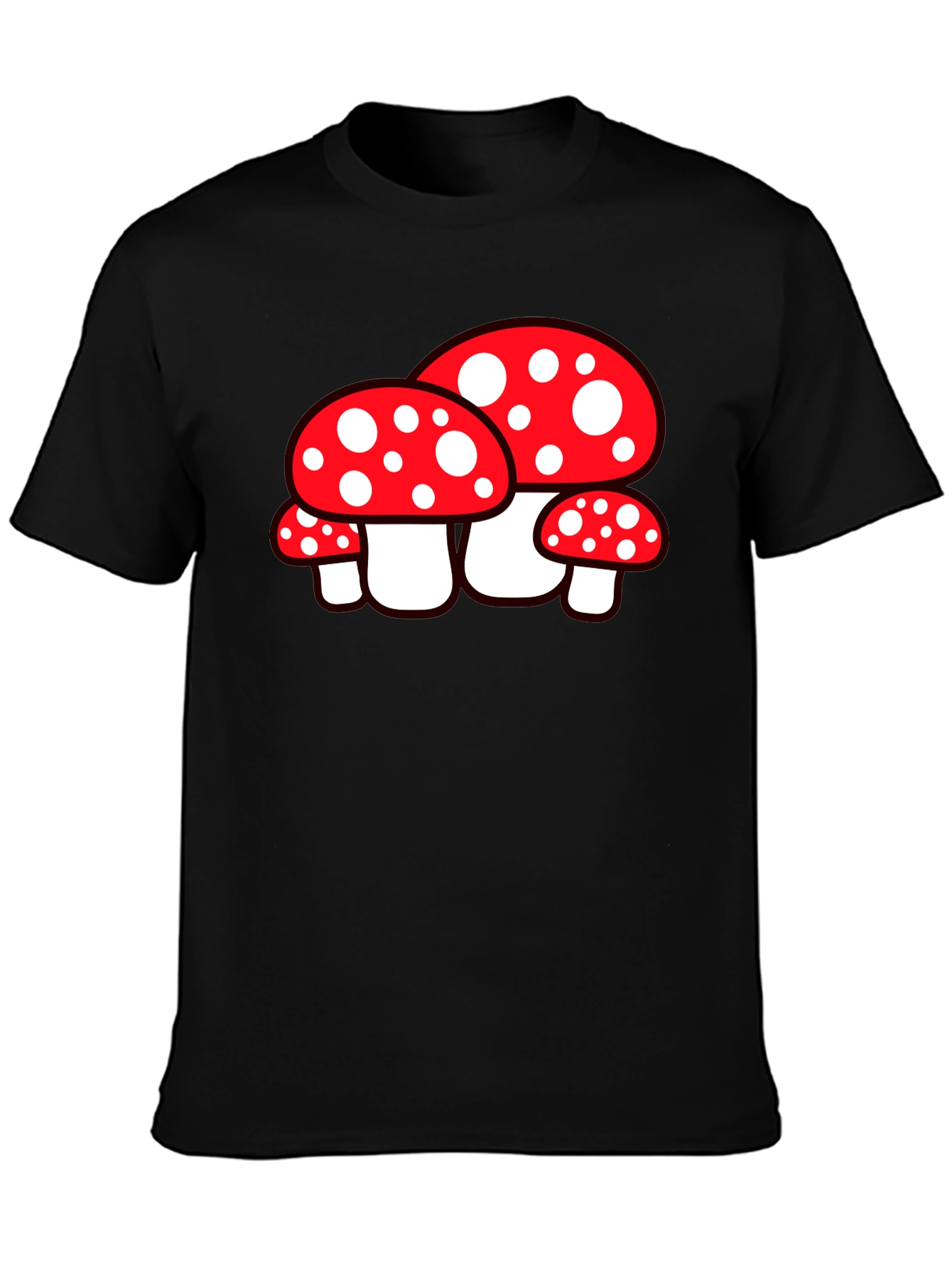 Mushroom Graphic Tee - Funky Style