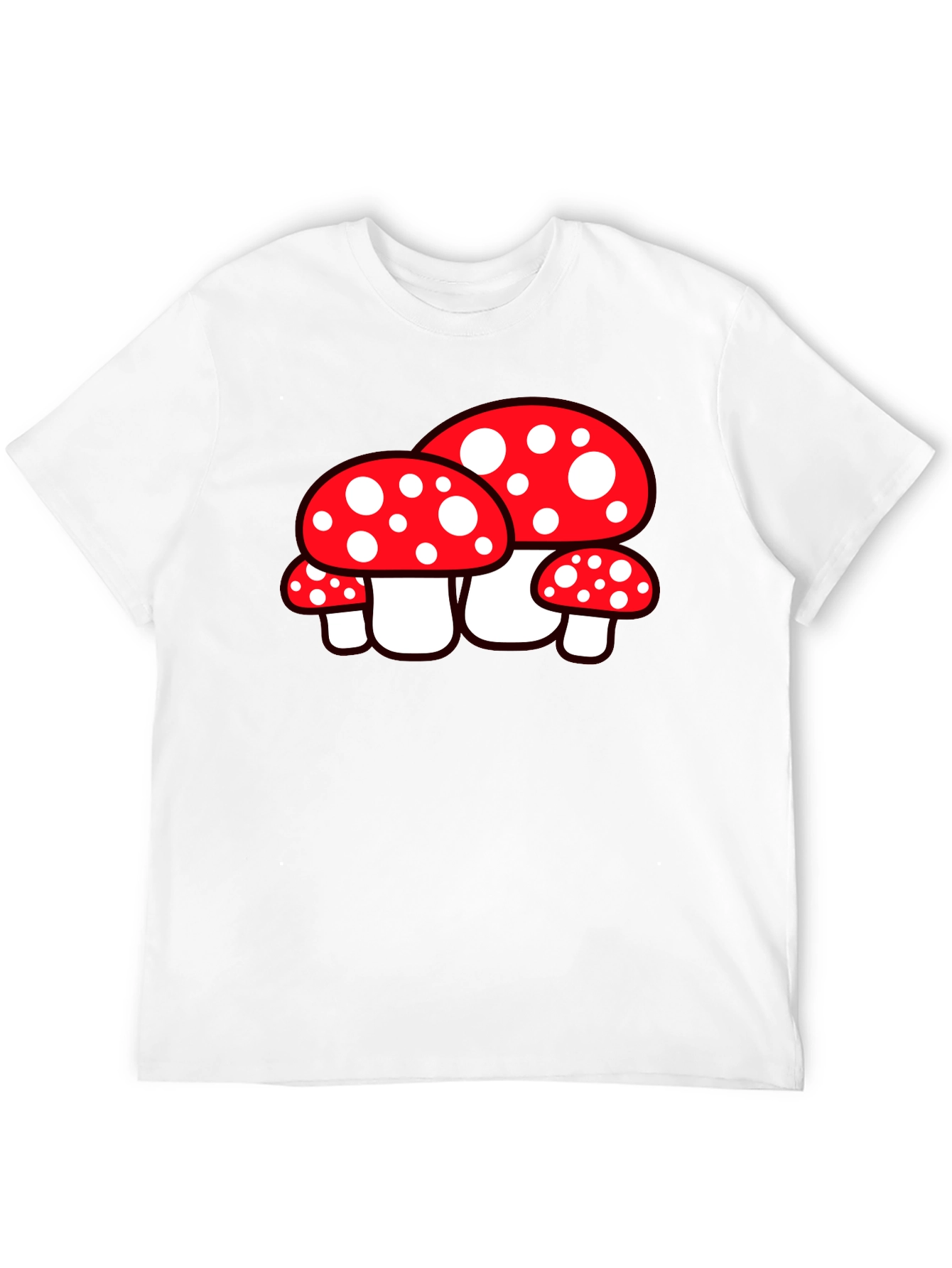 Mushroom Graphic Tee - Funky Style