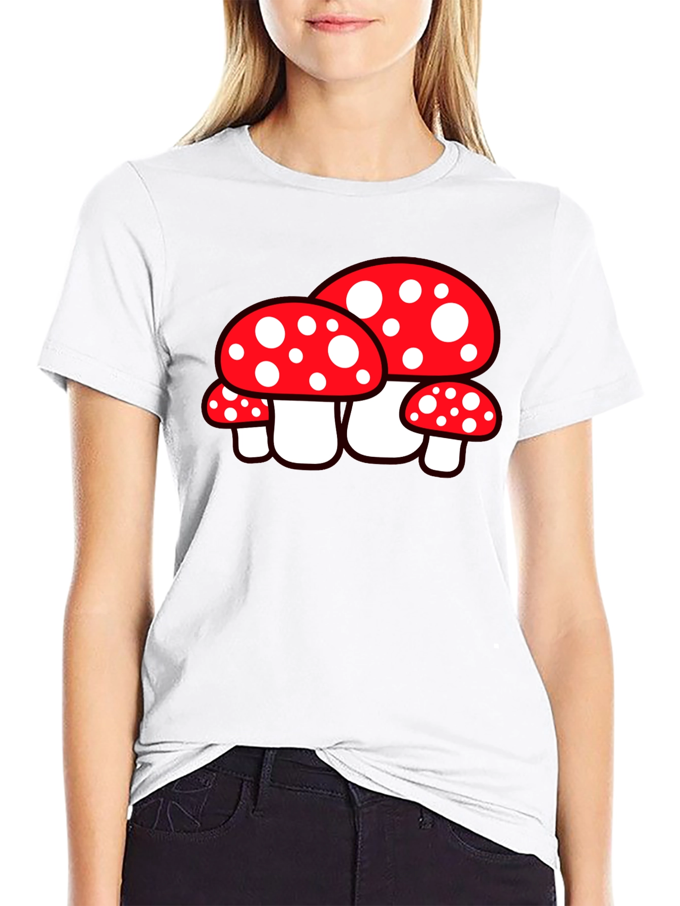 Mushroom Graphic Tee - Funky Style