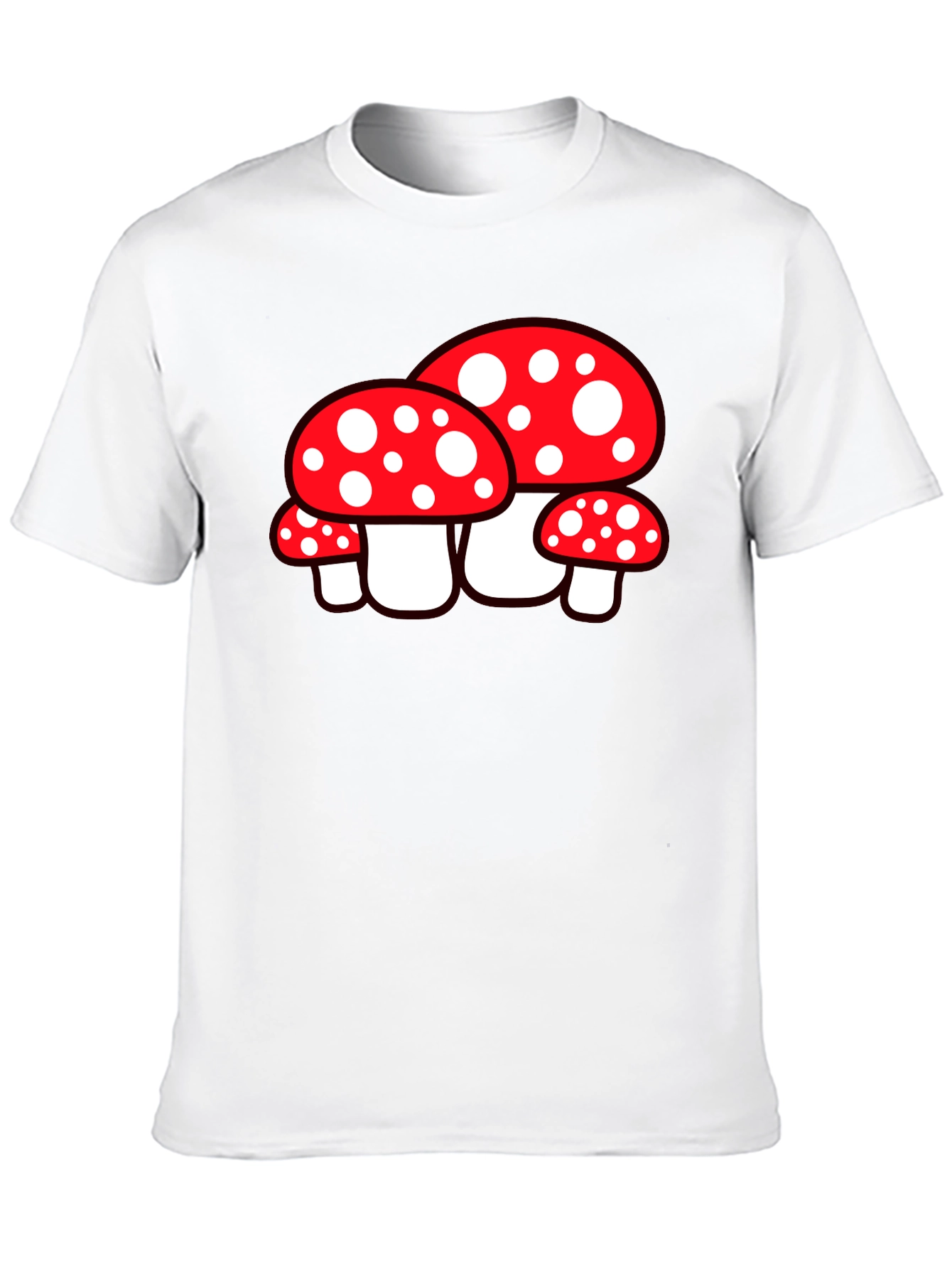 Mushroom Graphic Tee - Funky Style