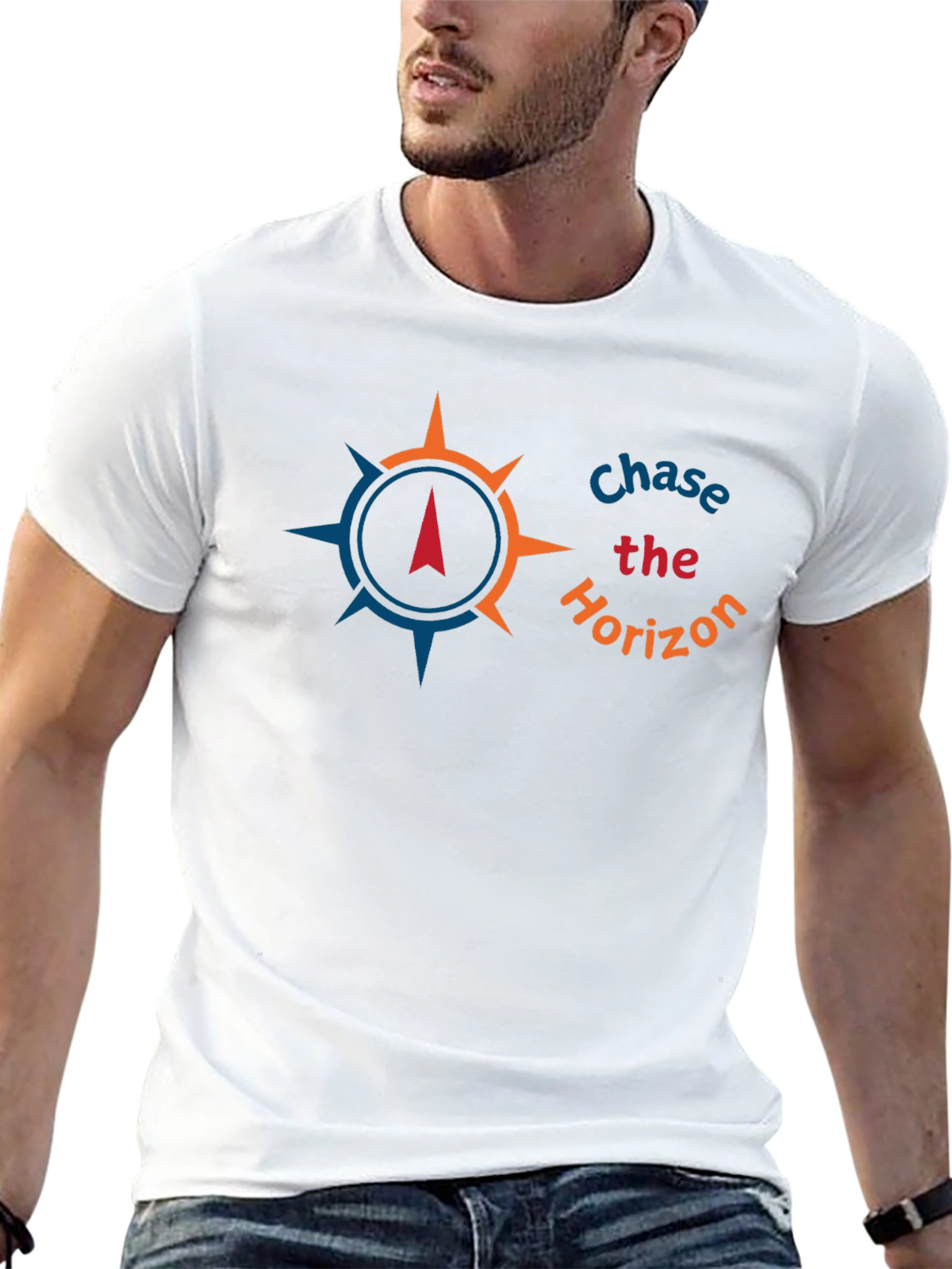 Chase the Horizon Graphic Tee - Black