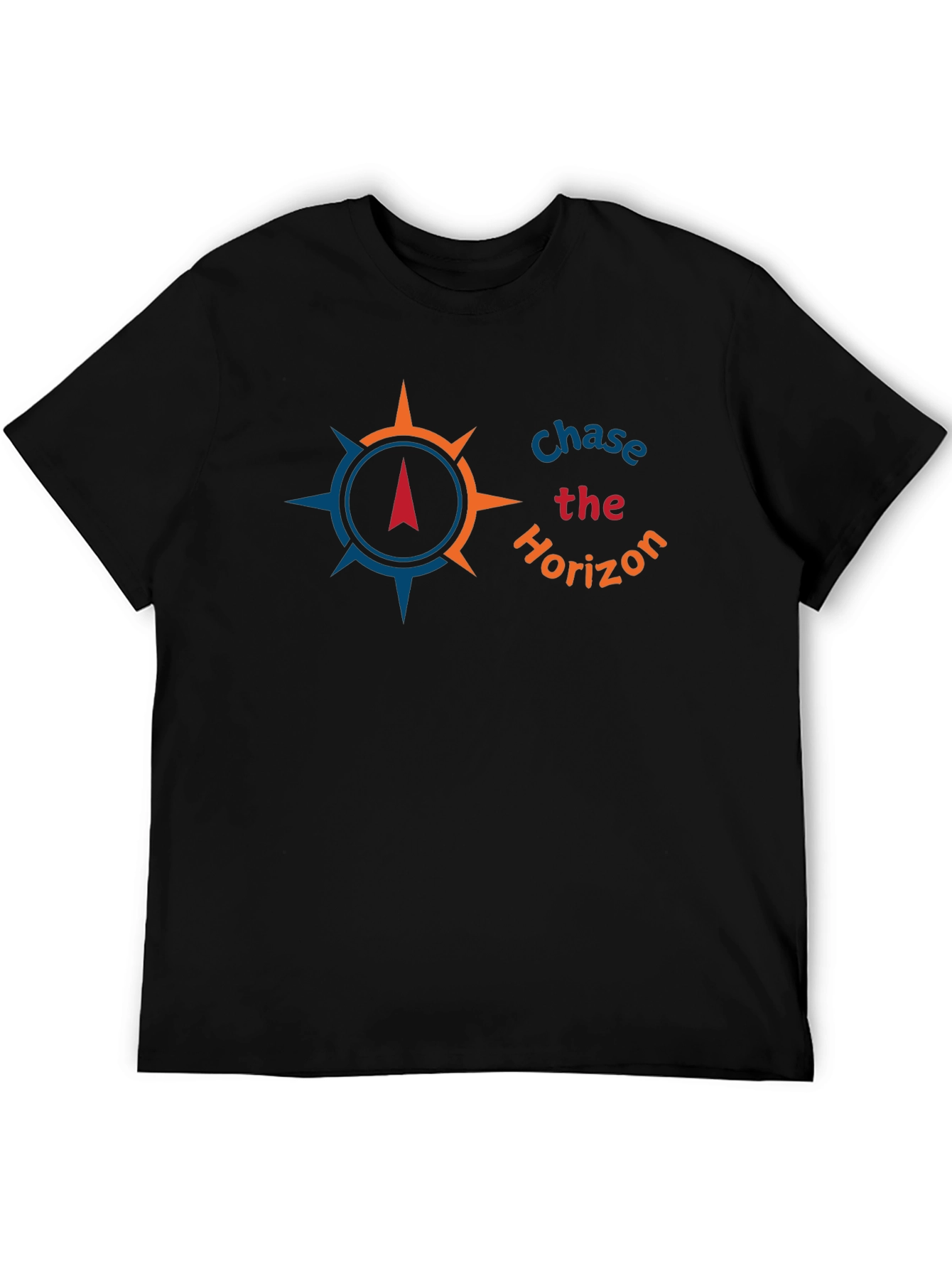 Chase the Horizon Graphic Tee - Black