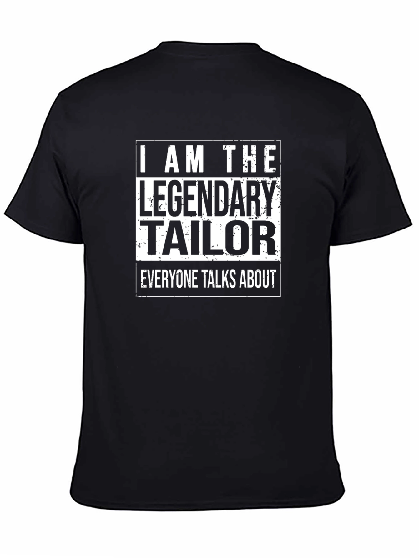 Legendary Tailor Graphic T-Shirt - Black