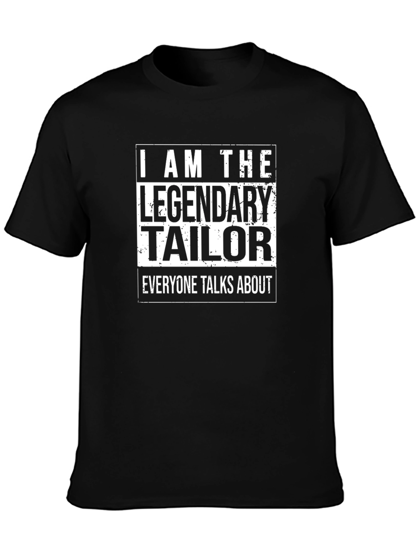 Legendary Tailor Graphic T-Shirt - Black