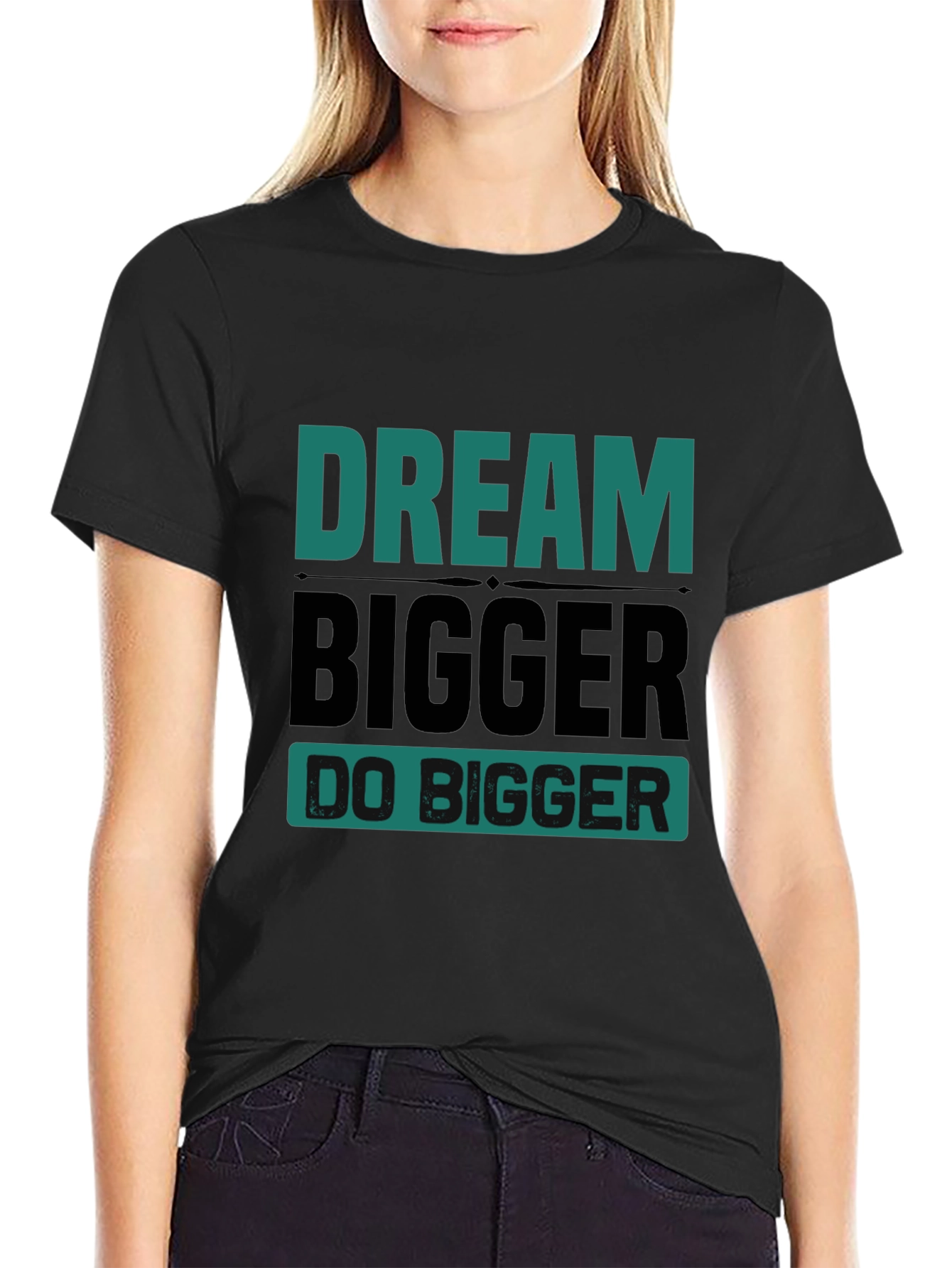 Dream Bigger Graphic Tee - Motivational T-Shirt