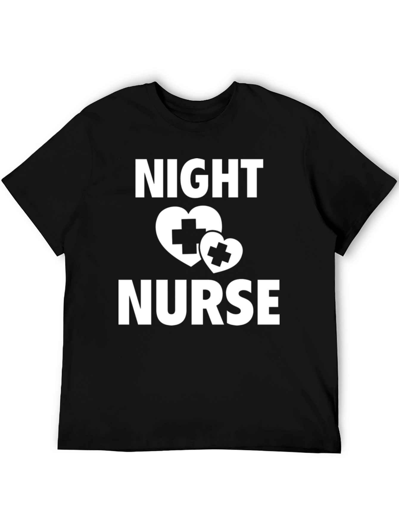 Night Nurse T-Shirt - Heart Cross Design
