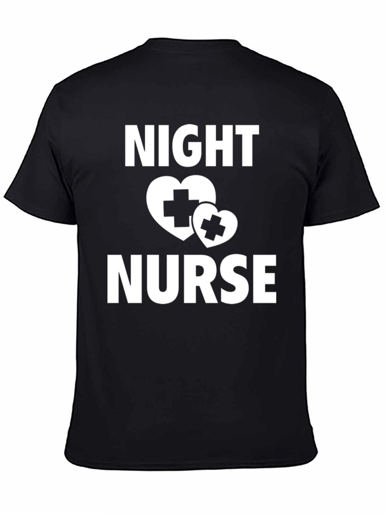 Night Nurse T-Shirt - Heart Cross Design