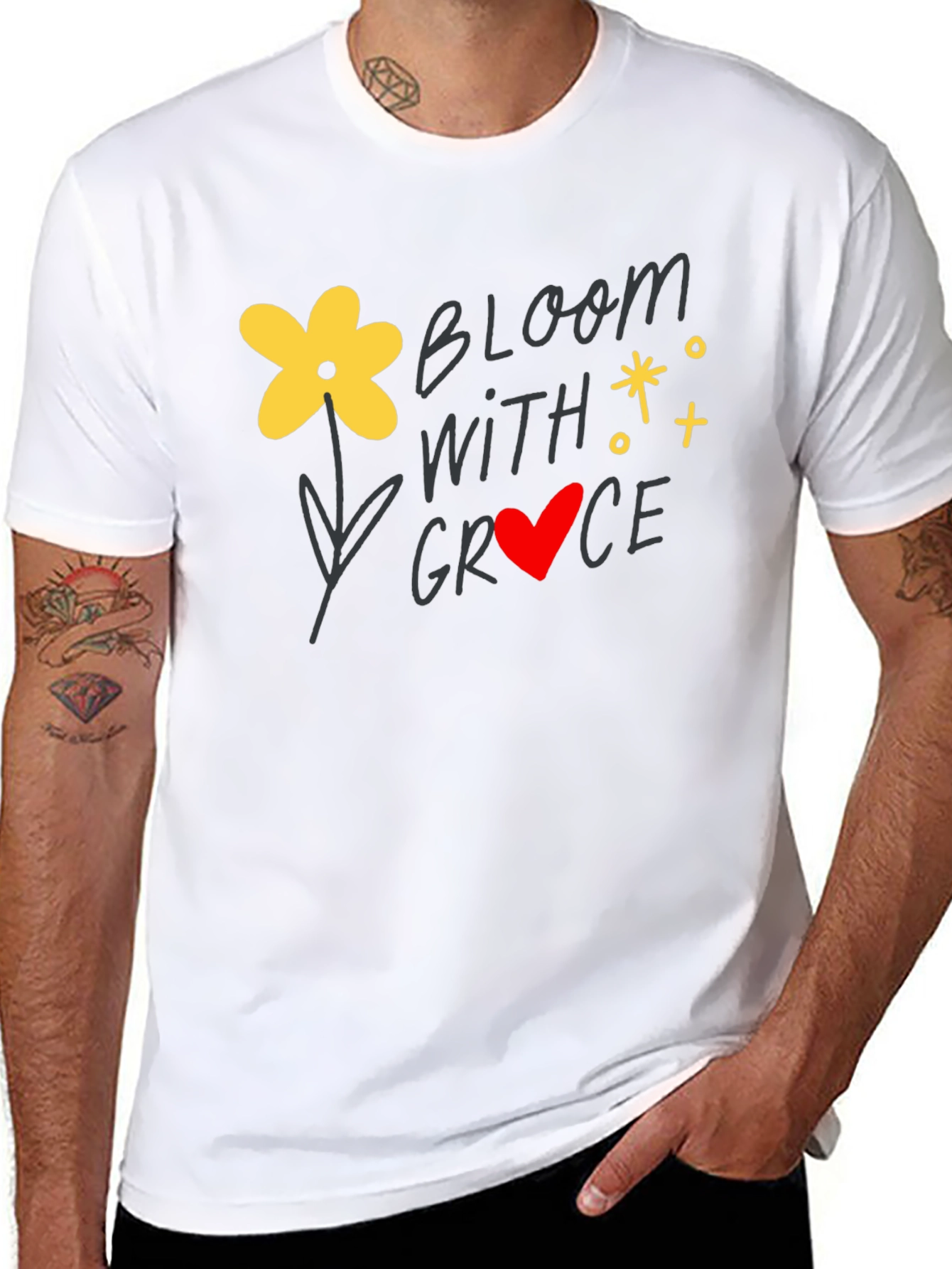 Bloom with Grace Graphic Tee
