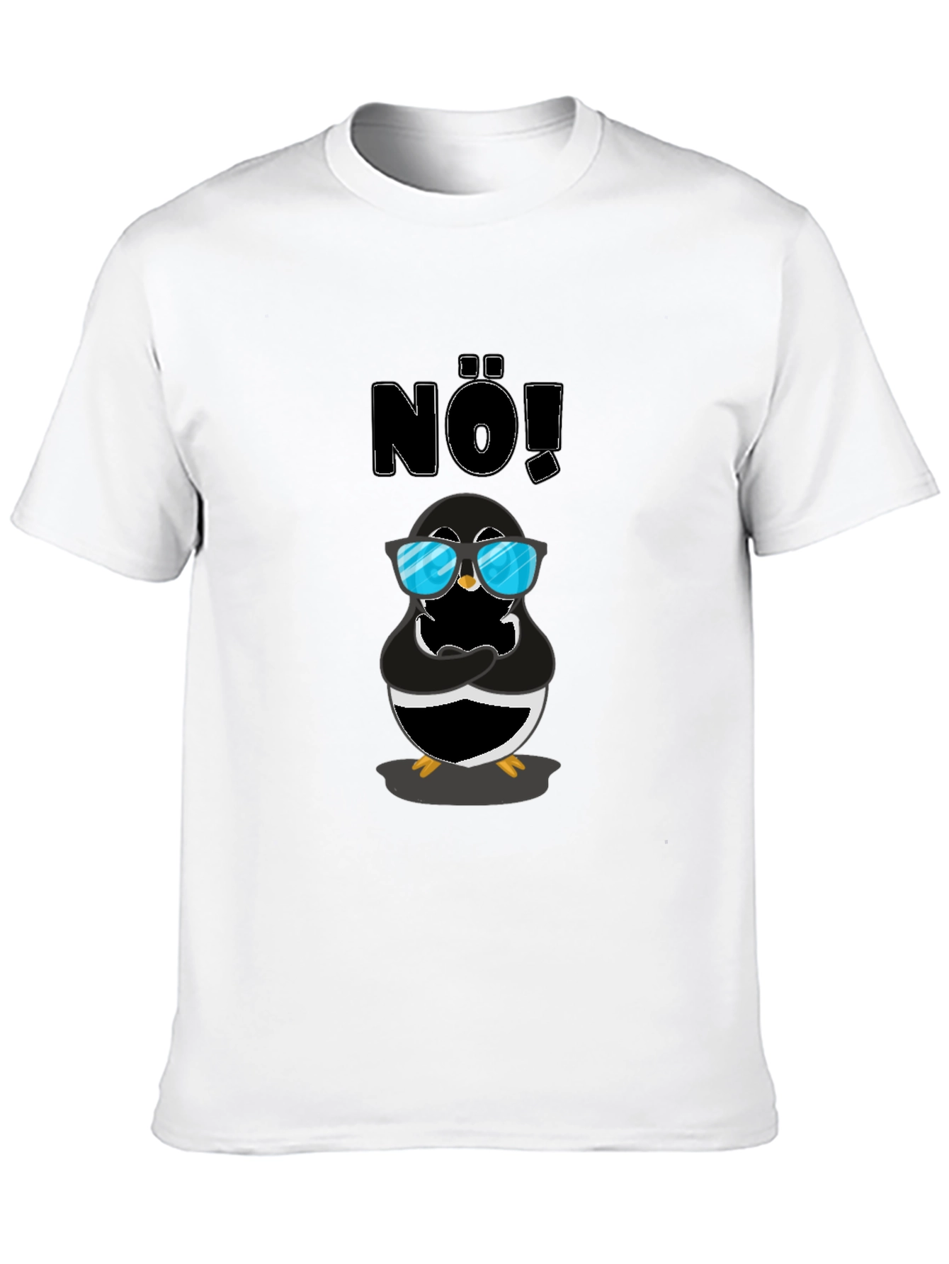 Nö! Cool Penguin Graphic T-Shirt - Unisex