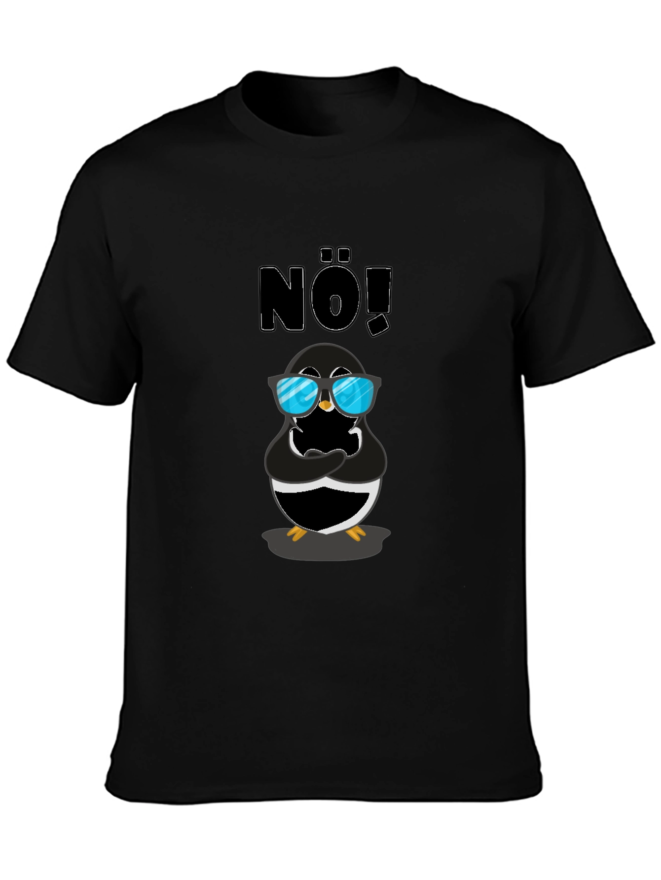 Nö! Cool Penguin Graphic T-Shirt - Unisex