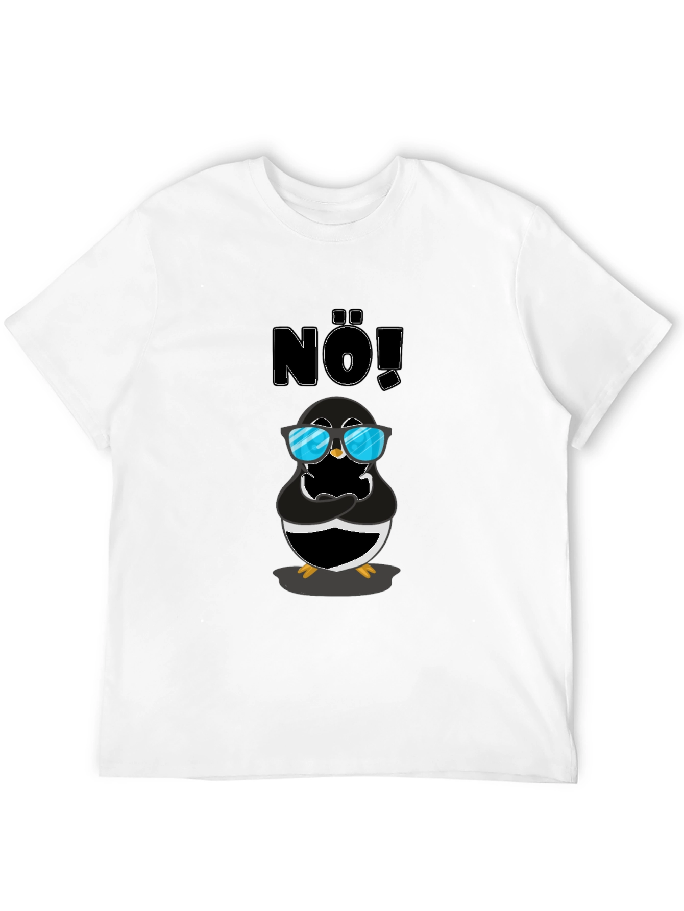 Nö! Cool Penguin Graphic T-Shirt - Unisex