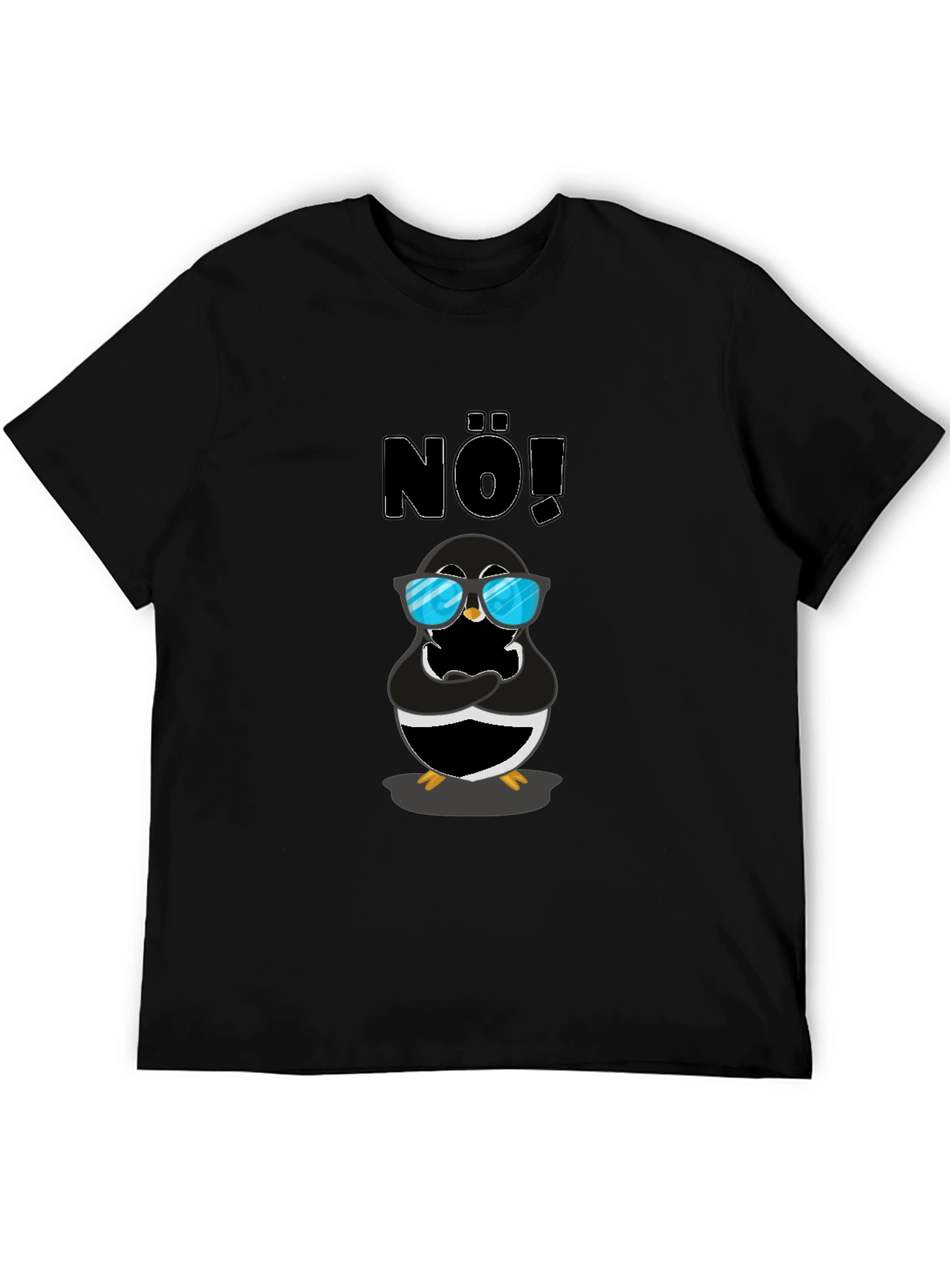 Nö! Cool Penguin Graphic T-Shirt - Unisex