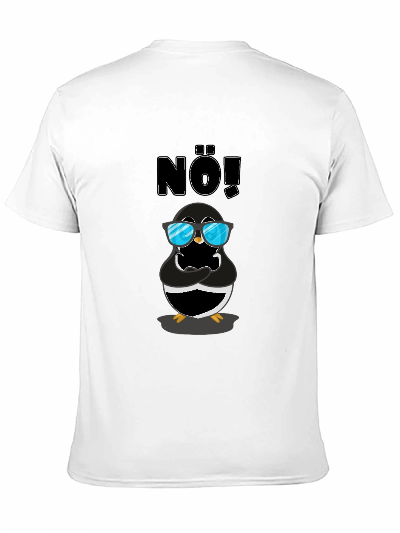 Nö! Cool Penguin Graphic T-Shirt - Unisex