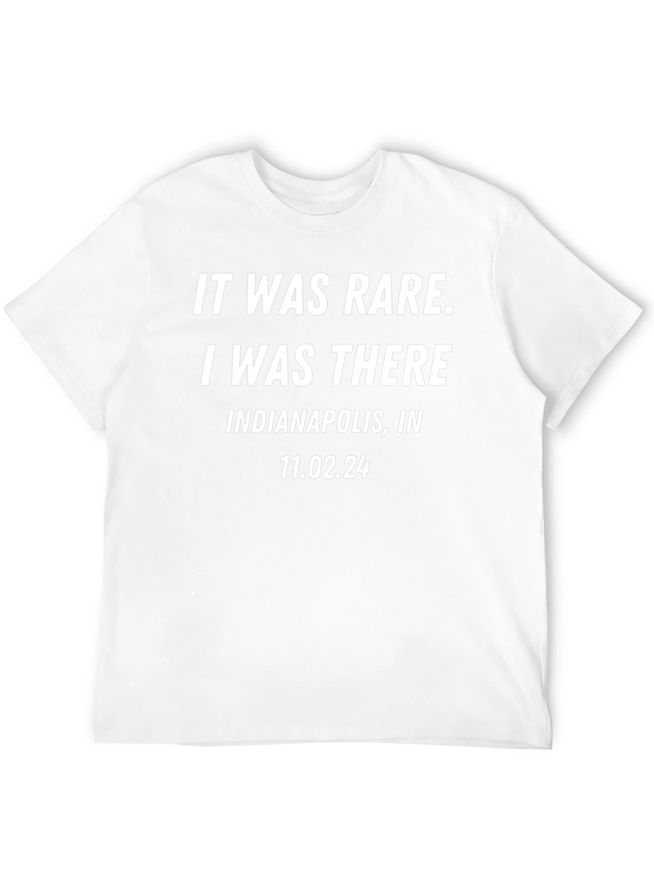 It Was Rare I Was There Indianapolis Black T-Shirt