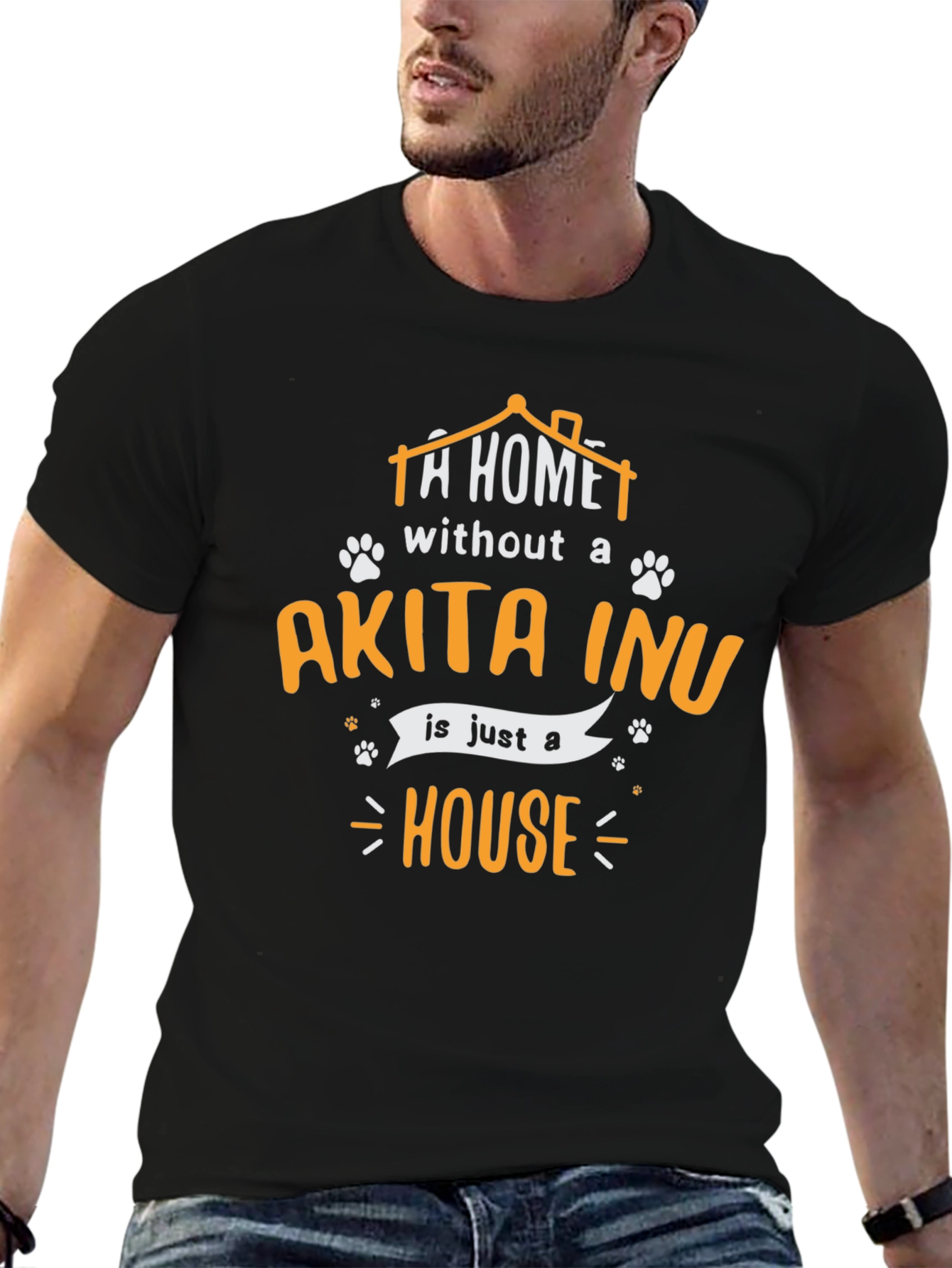 Akita Inu Home T-Shirt - Dog Lover Tee