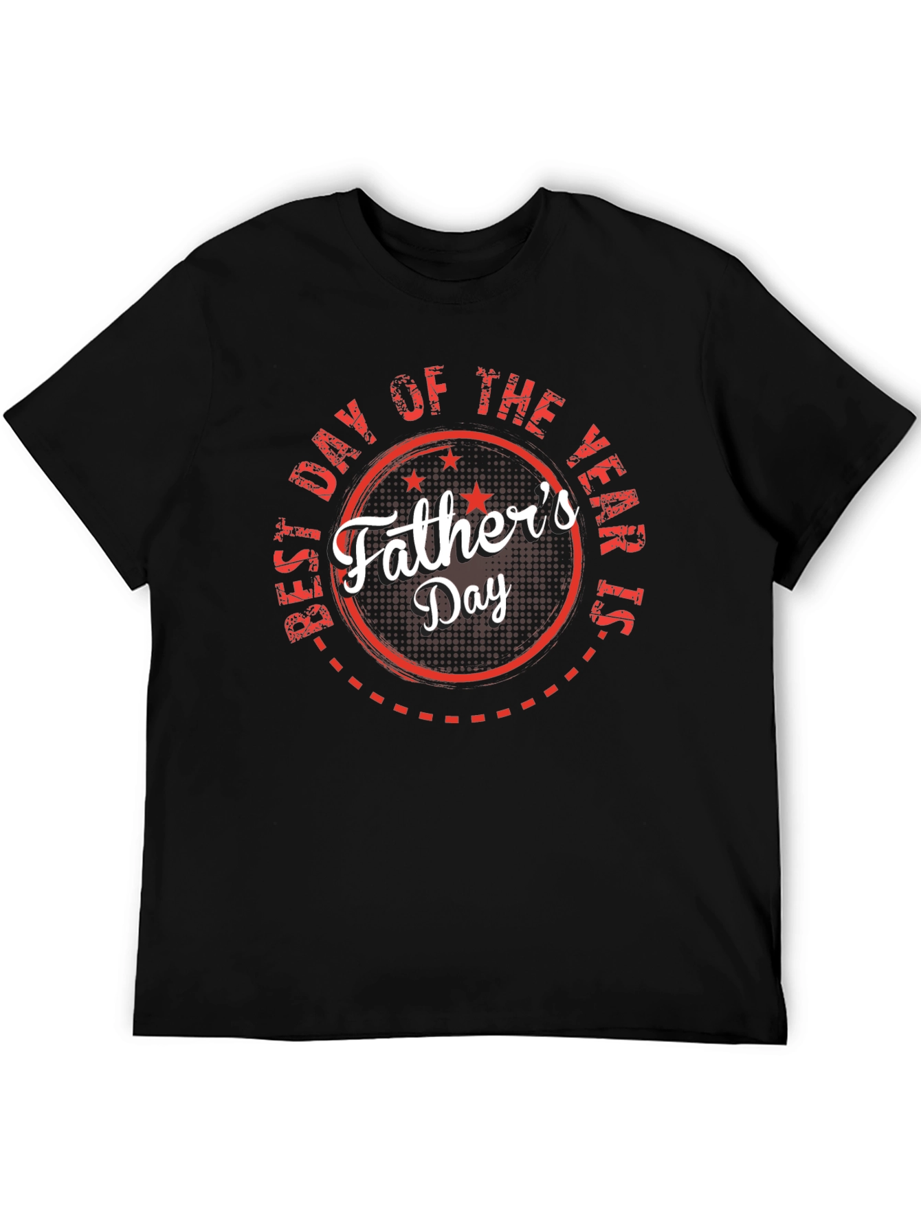 Fathers Day Best Day of the Year Black T-Shirt