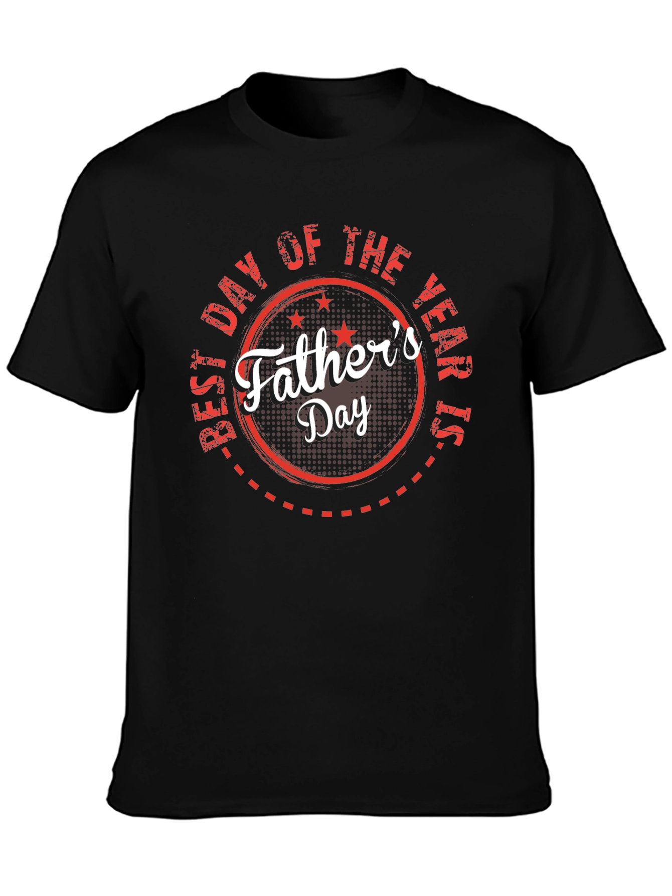 Fathers Day Best Day of the Year Black T-Shirt