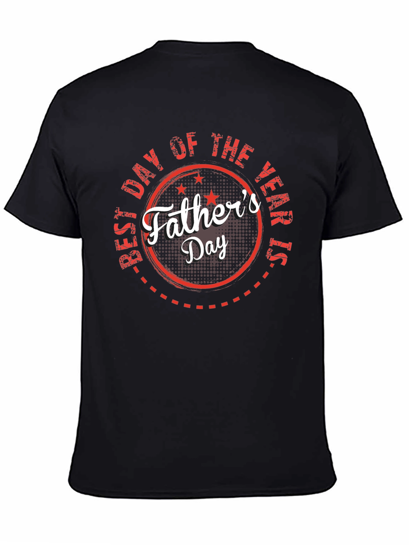 Fathers Day Best Day of the Year Black T-Shirt