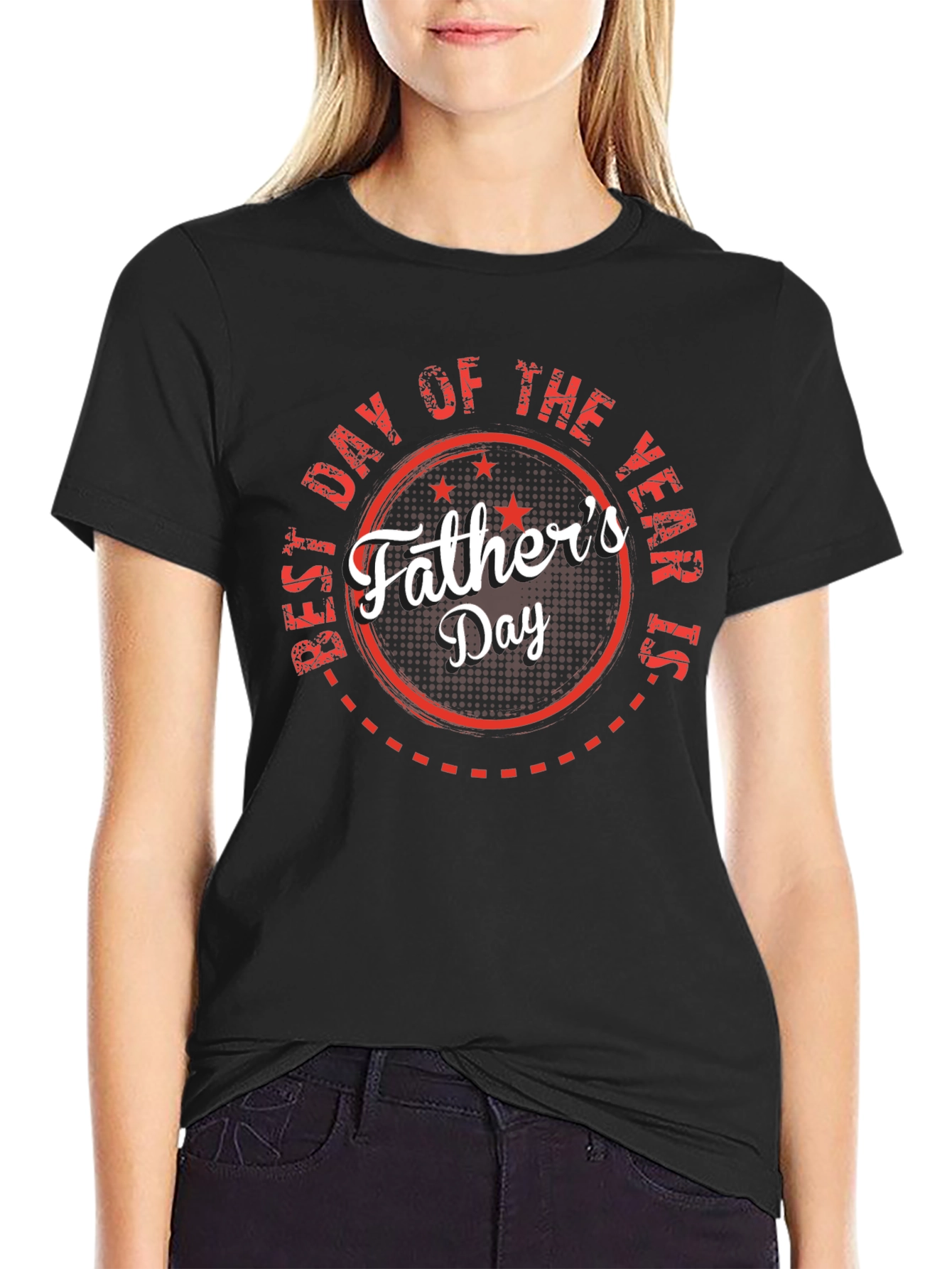 Fathers Day Best Day of the Year Black T-Shirt
