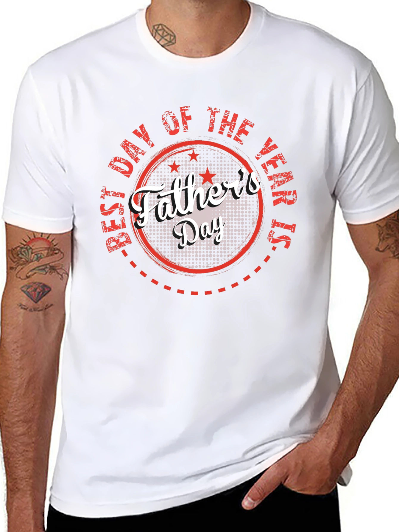 Fathers Day Best Day of the Year Black T-Shirt