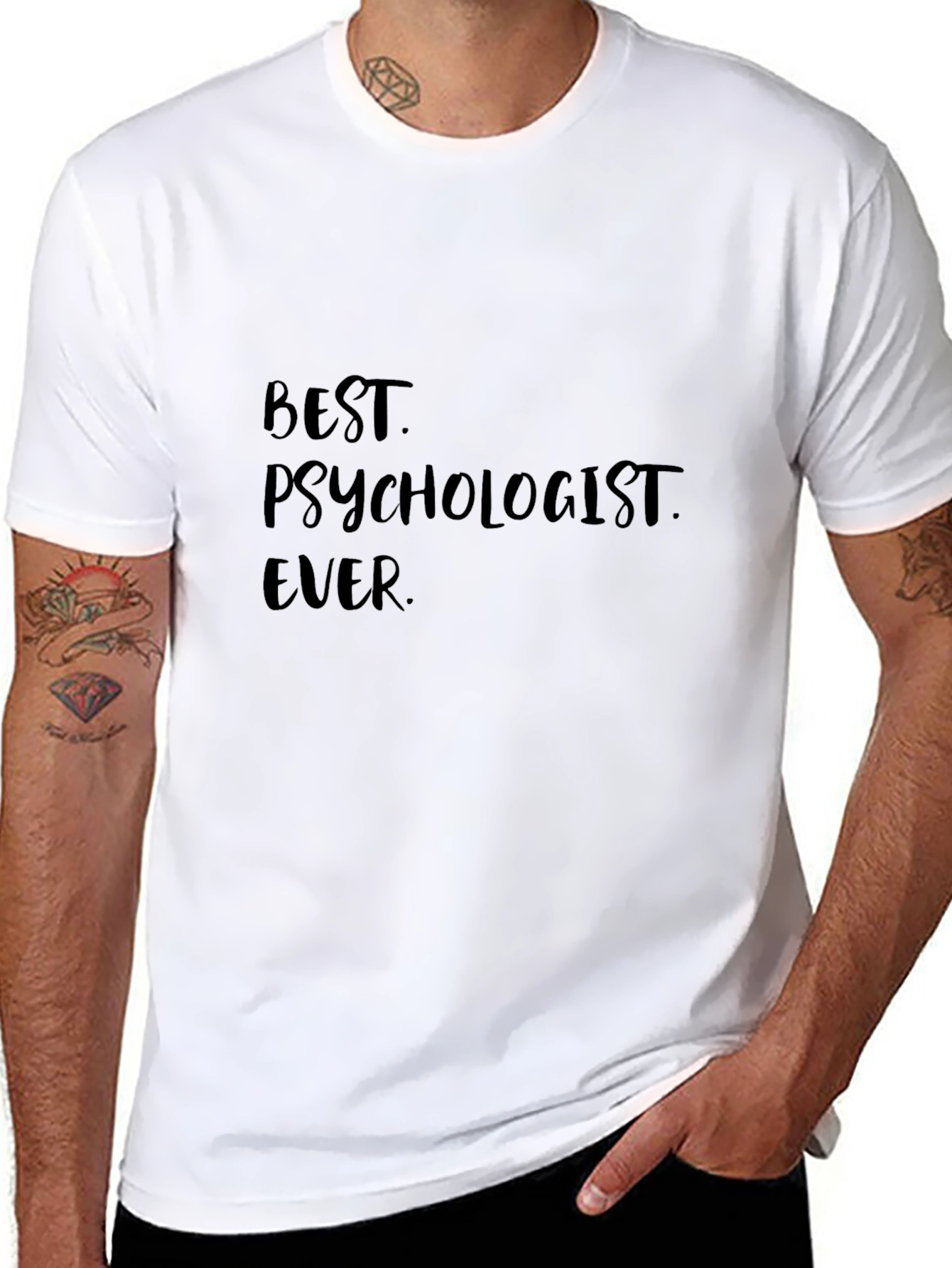 Best Psychologist Ever Black T-Shirt