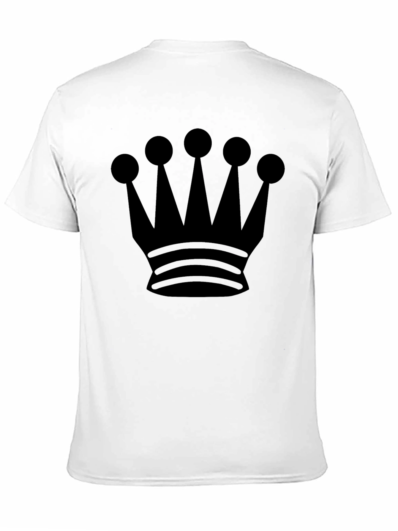 Crown Graphic Black T-Shirt - Stylish Design