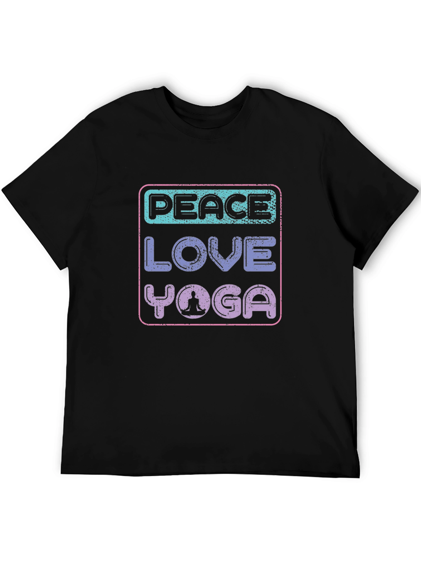 Peace Love Yoga Graphic Tee - Relaxed Fit