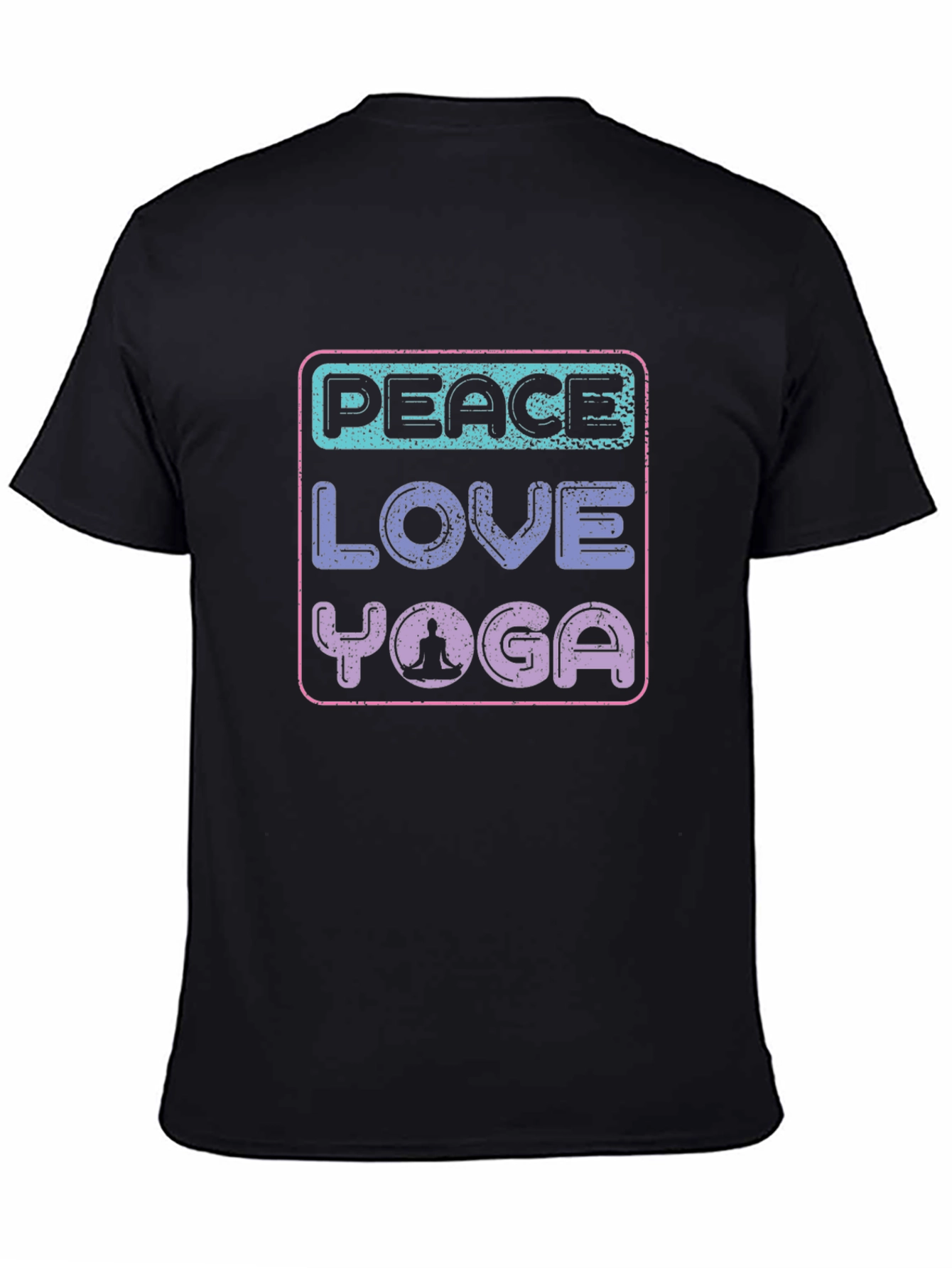 Peace Love Yoga Graphic Tee - Relaxed Fit