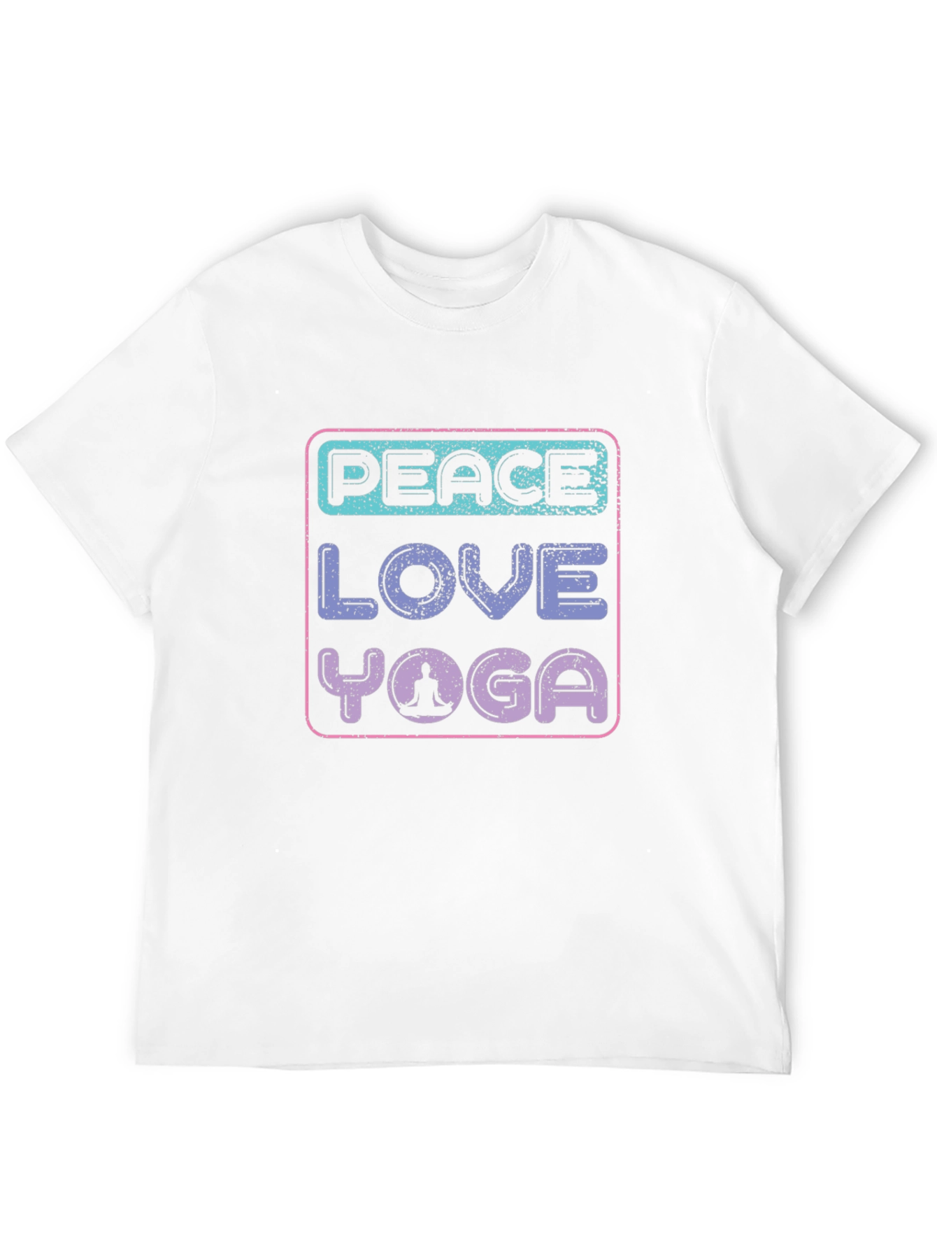 Peace Love Yoga Graphic Tee - Relaxed Fit
