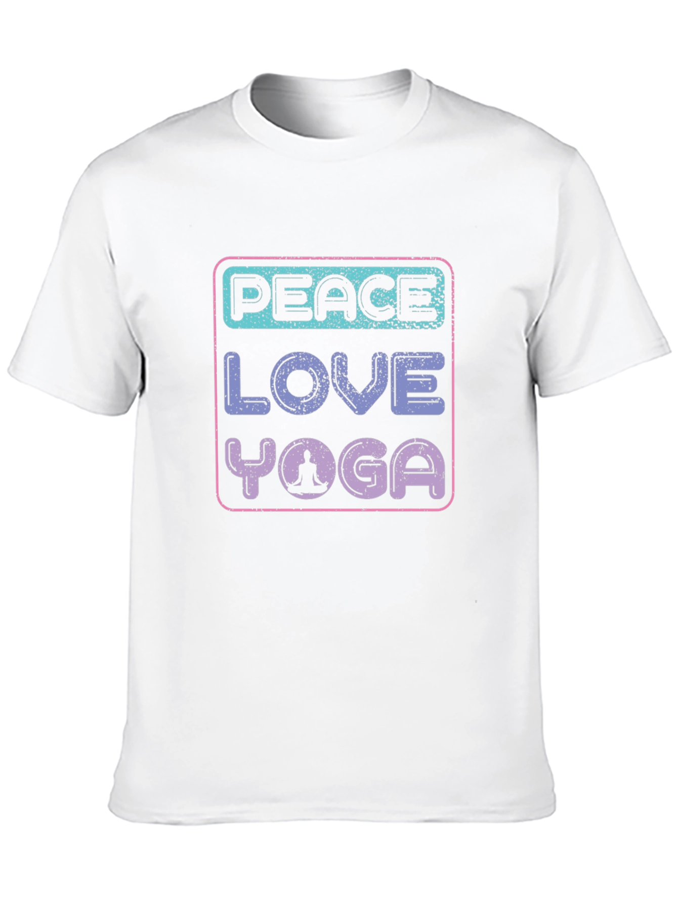 Peace Love Yoga Graphic Tee - Relaxed Fit