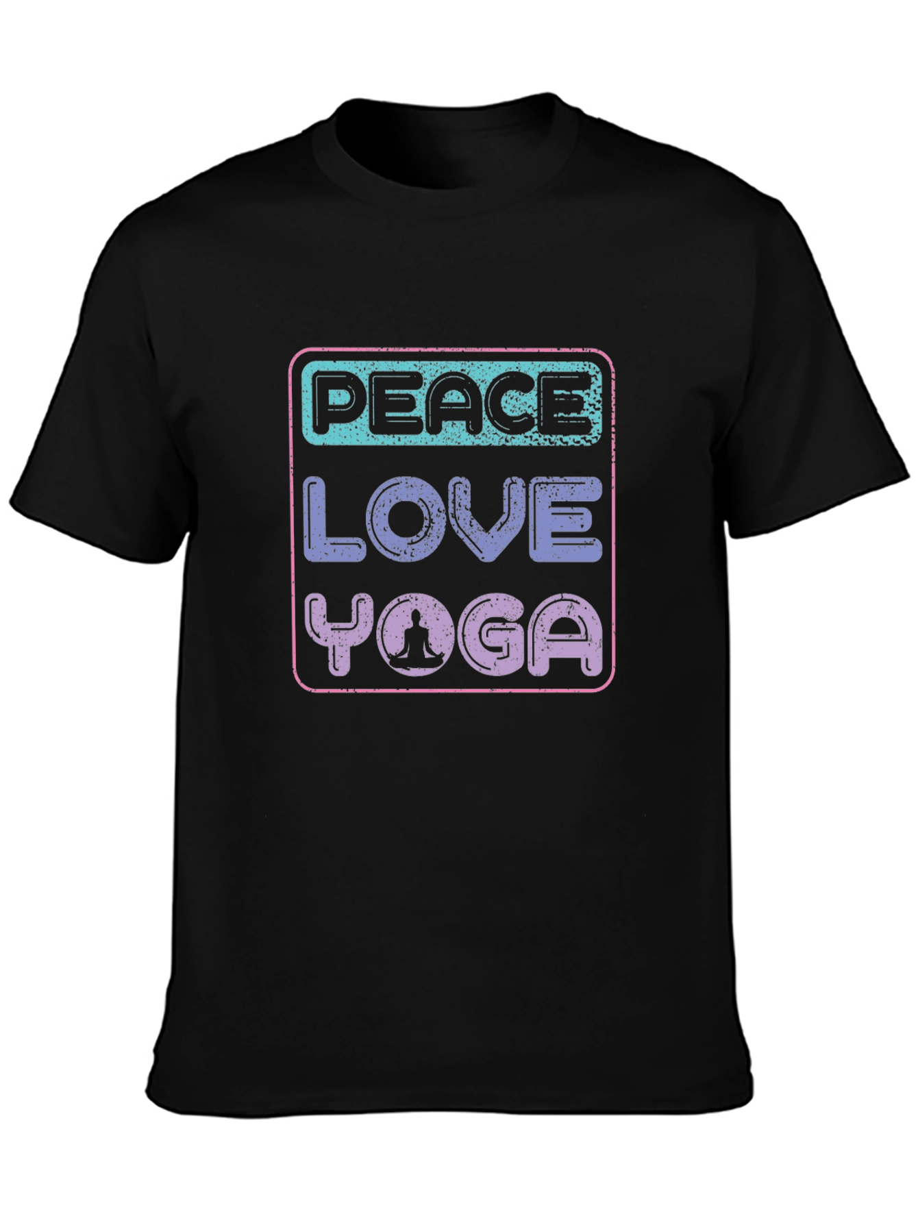 Peace Love Yoga Graphic Tee - Relaxed Fit
