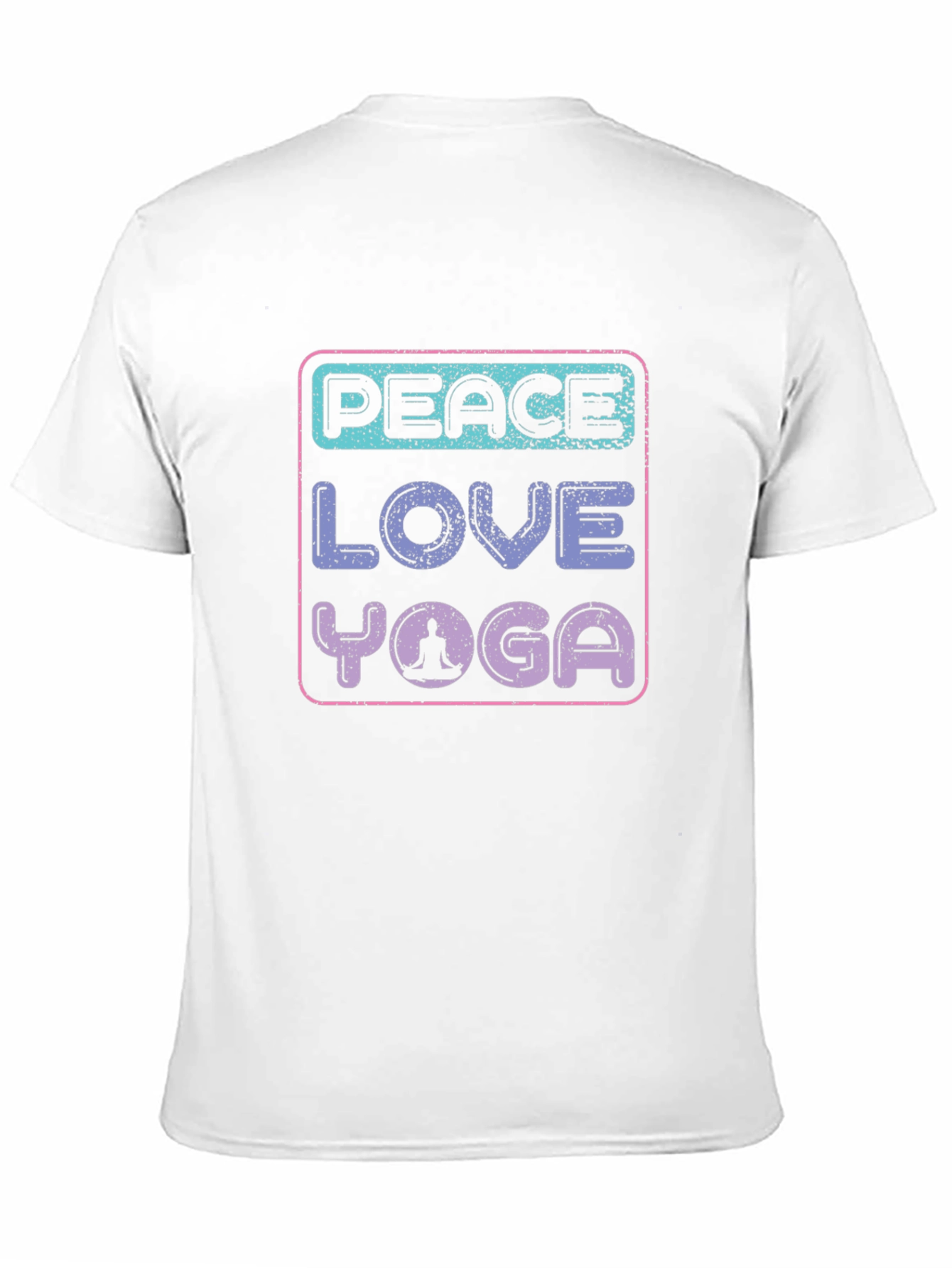 Peace Love Yoga Graphic Tee - Relaxed Fit